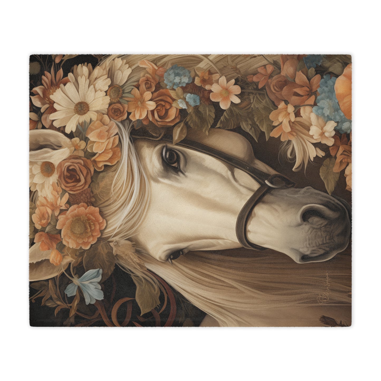 Horse Elegance Minky Blanket