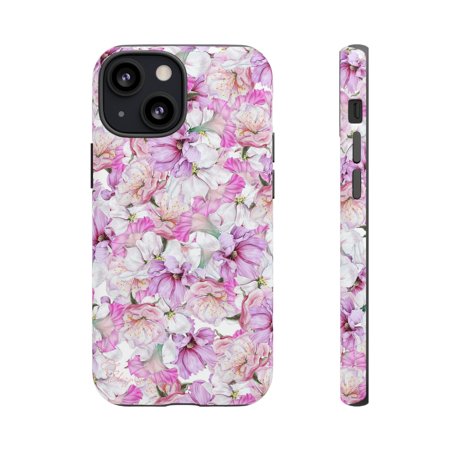 Peony Pink Flowers iPhone Case