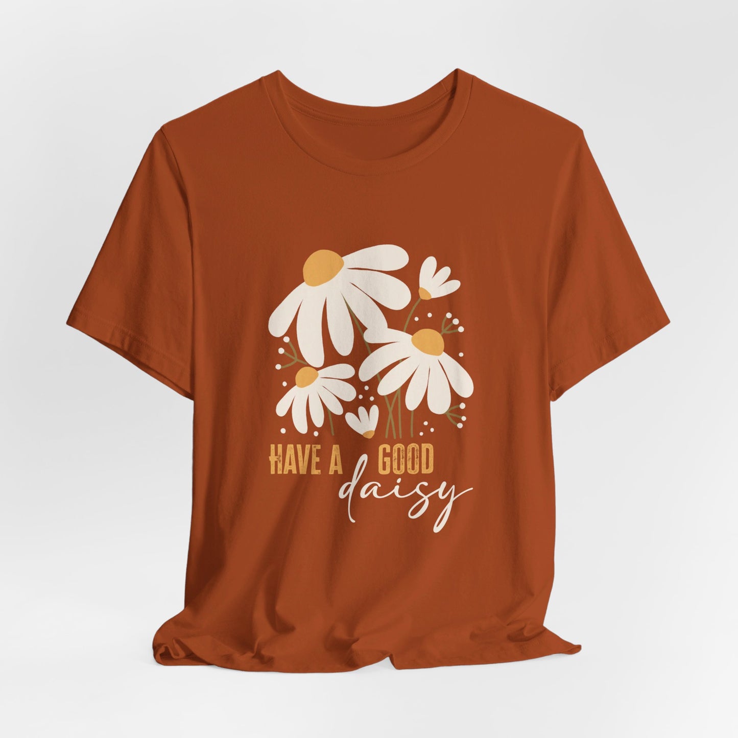 Good Daisy: Bella Canvas T-shirt with Cute Daisies