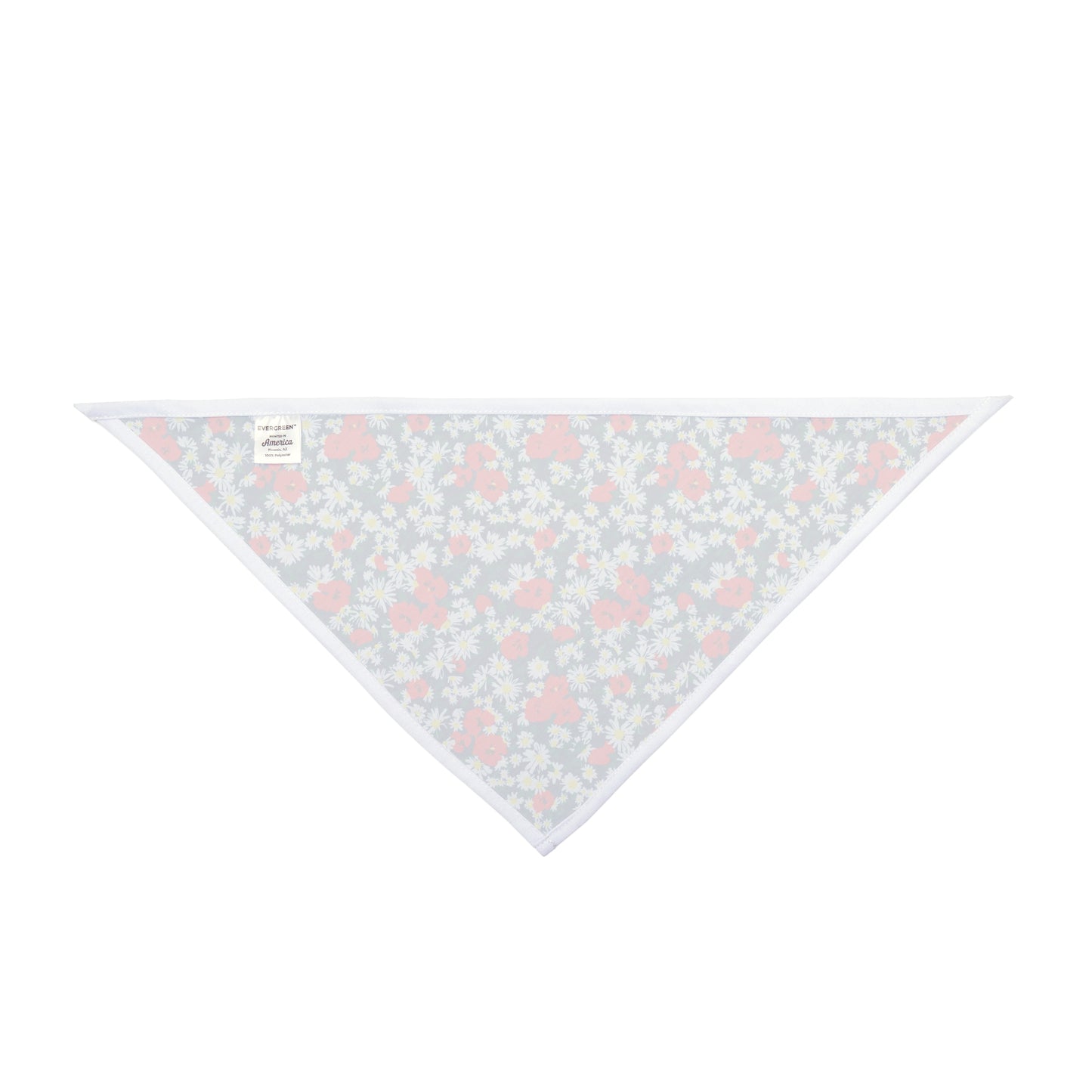 Show off your patriotic spirit with our Patriotic Blooms Dog Bandana/Wild Rag. Ditsy flowers in colors blue, white, and red create a festive and spirited look. Crafted from soft-spun polyester, this wild rag ensures comfort and style. Make every day a celebration with this exclusive design, available only at Eliza Singer.