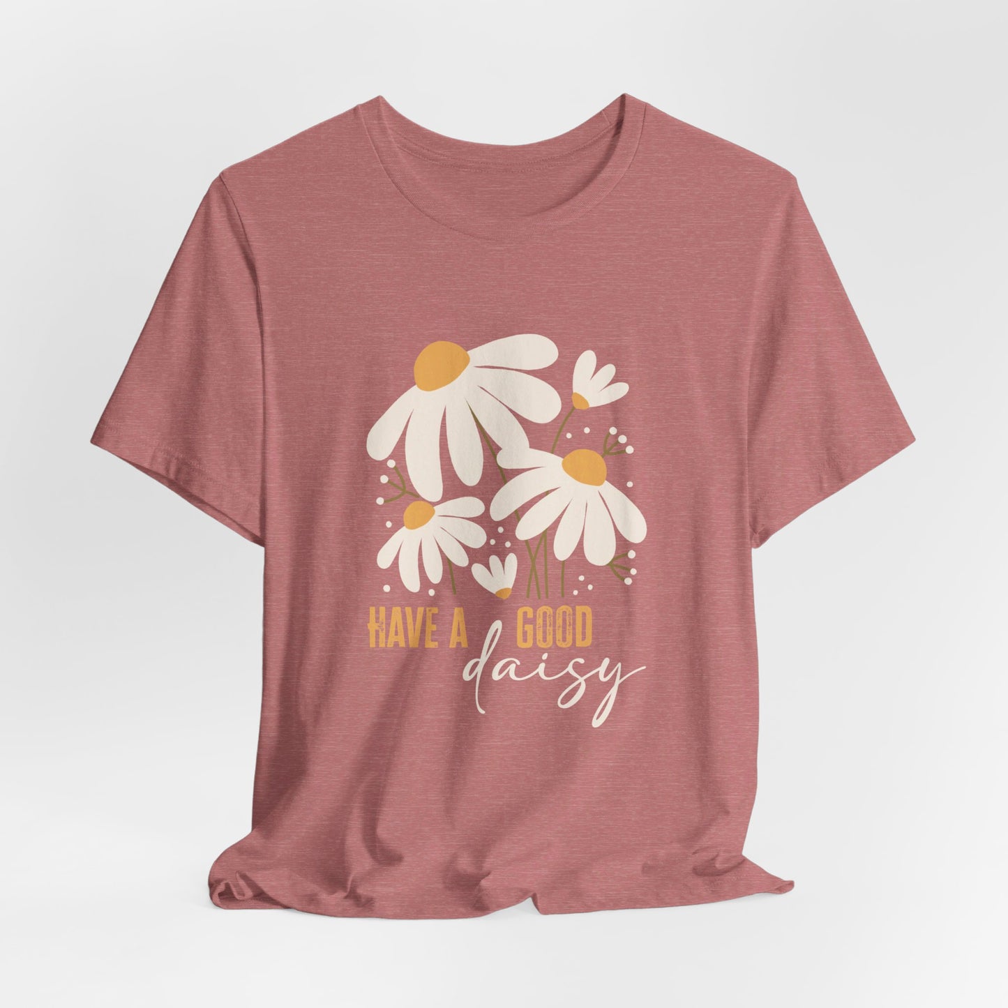 Good Daisy: Bella Canvas T-shirt with Cute Daisies