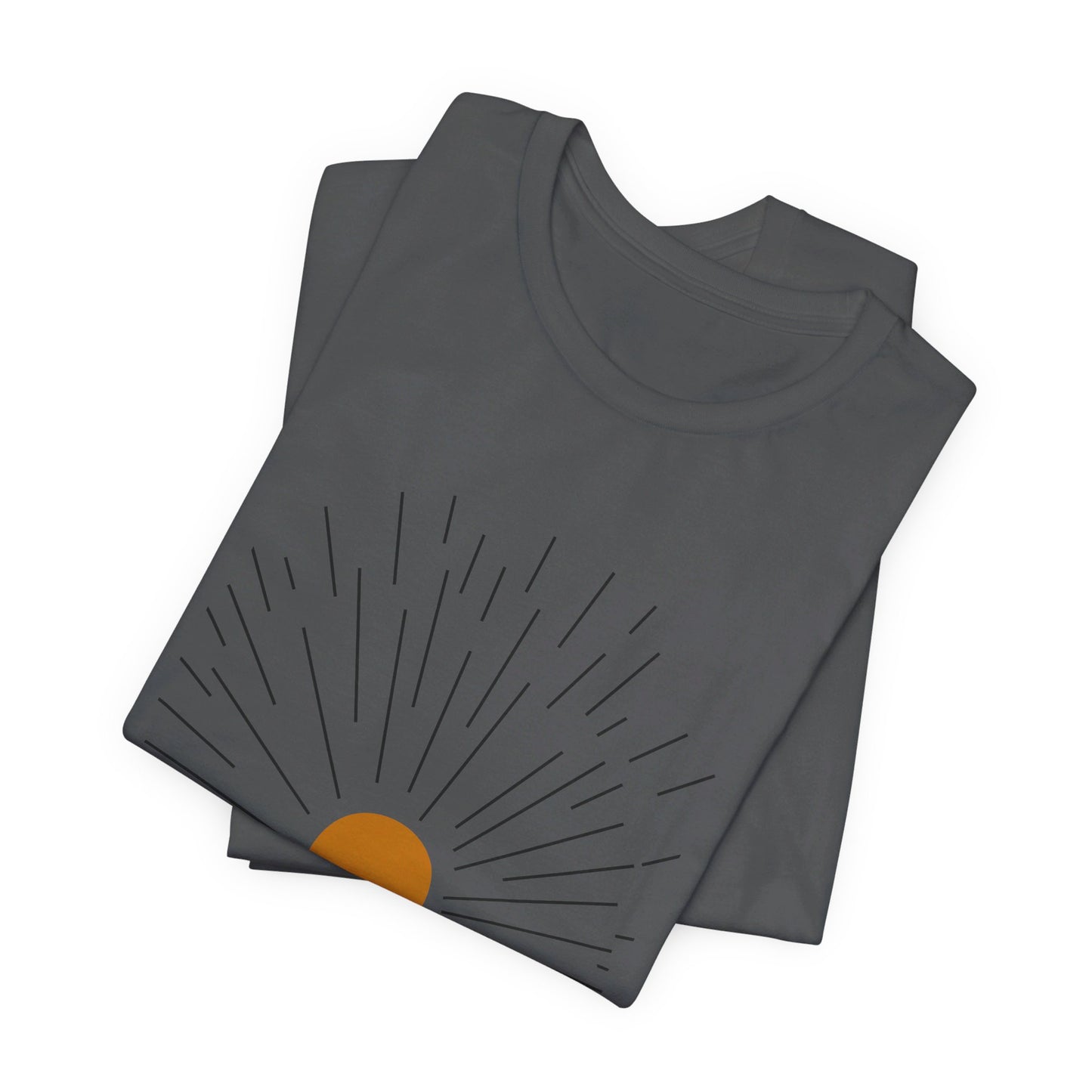 Be the Light: Minimalistic Sun Bella Canvas T-shirt