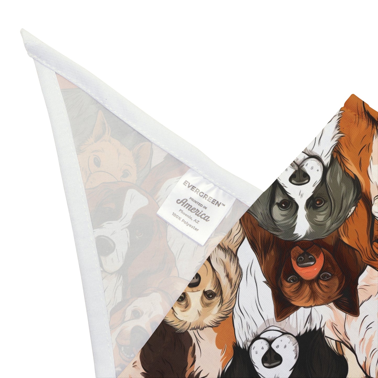 Portrait Pooches Dog Bandana / Wild Rag