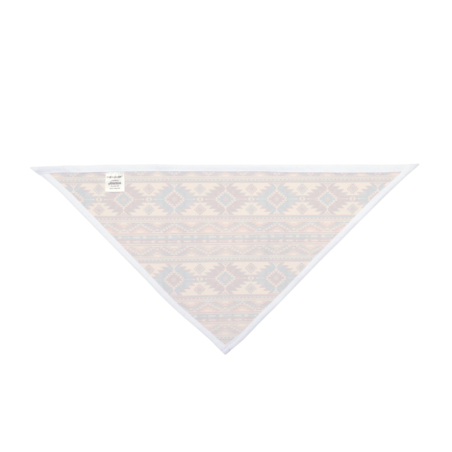 Elevate your dog's style with our Muted Aztec Dog Bandana/Wild Rag. The aztec design in a muted color scheme adds a touch of sophistication. Crafted from soft-spun polyester, this wild rag ensures comfort and style. Make every outing a fashion statement with this exclusive design, available only at Eliza Singer.