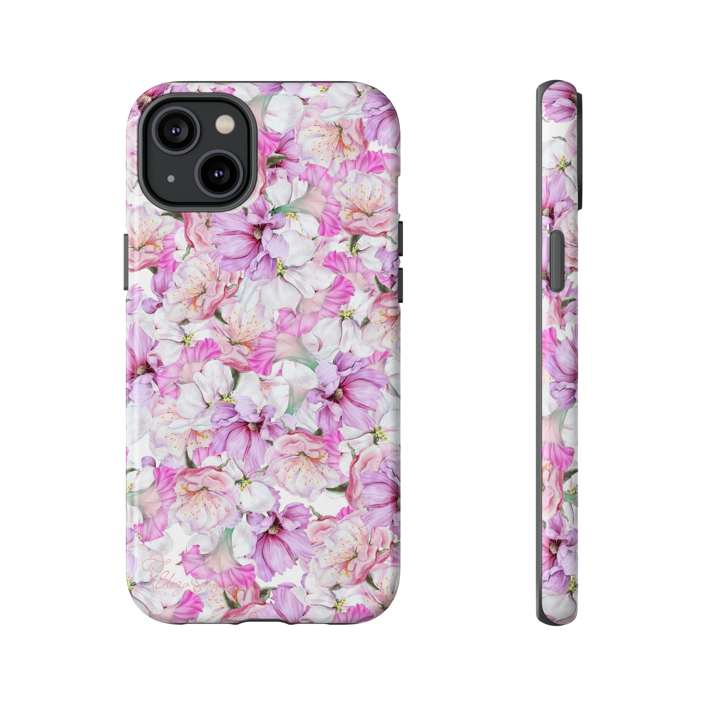 Peony Pink Flowers iPhone Case