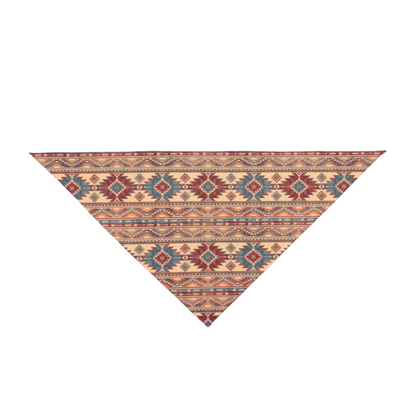 Elevate your dog's style with our Muted Aztec Dog Bandana/Wild Rag. The aztec design in a muted color scheme adds a touch of sophistication. Crafted from soft-spun polyester, this wild rag ensures comfort and style. Make every outing a fashion statement with this exclusive design, available only at Eliza Singer.