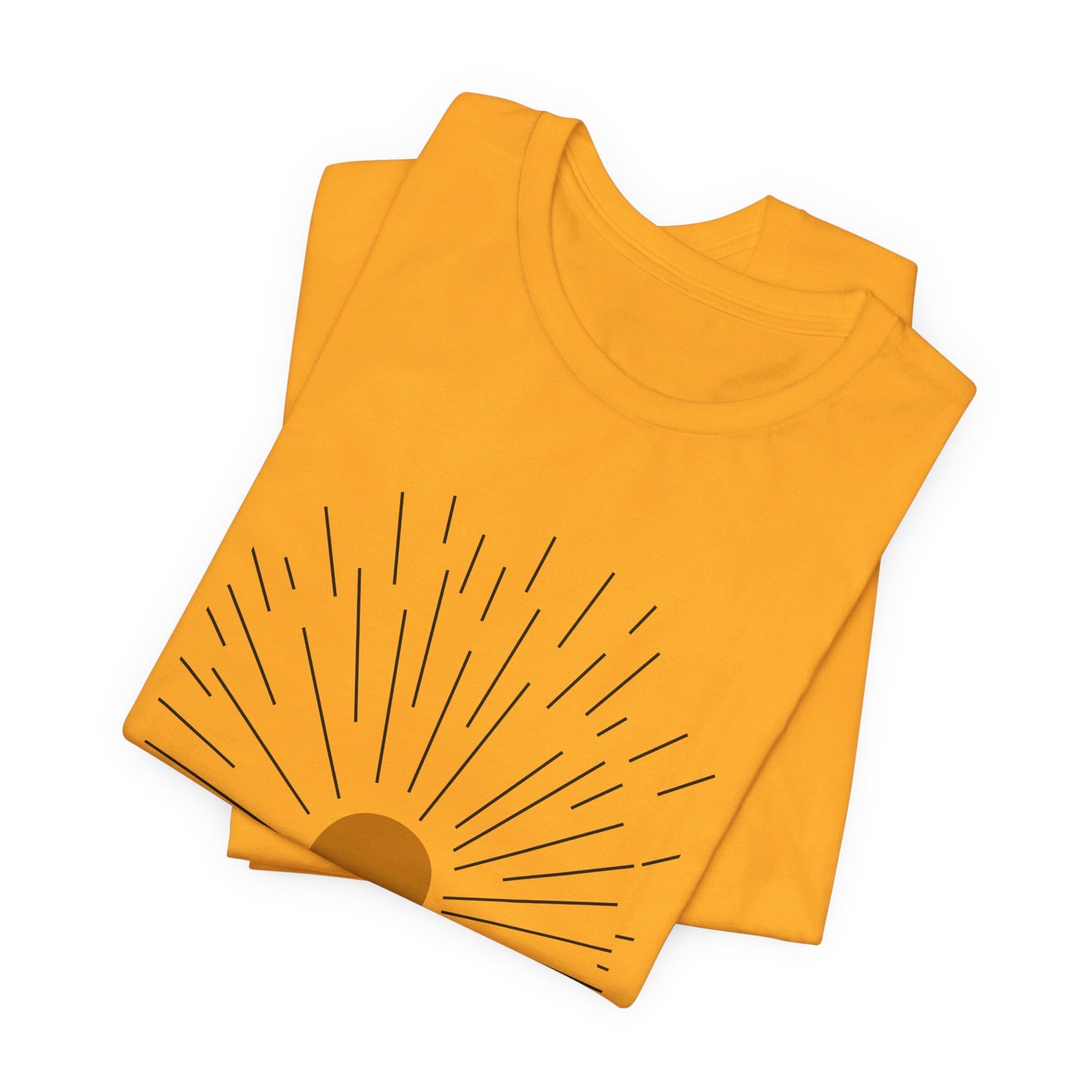 Be the Light: Minimalistic Sun Bella Canvas T-shirt