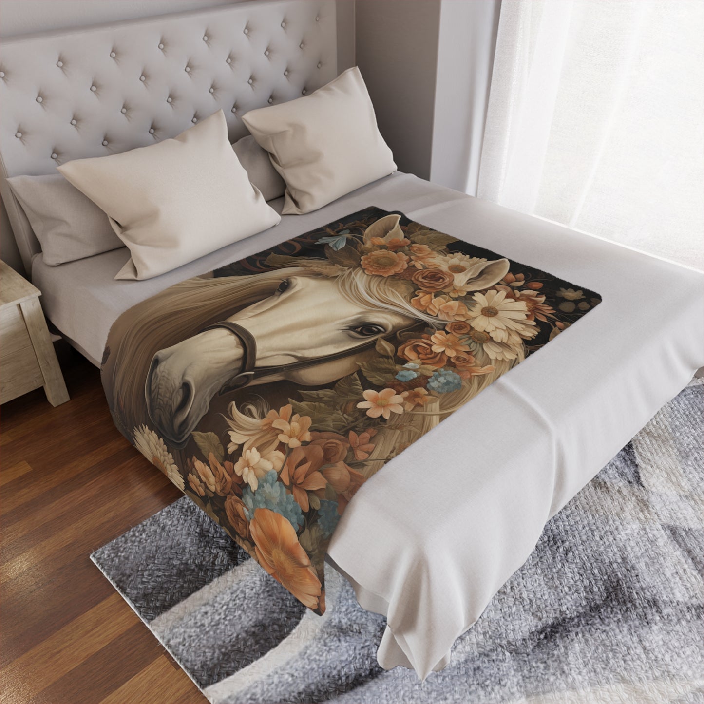 Horse Elegance Minky Blanket