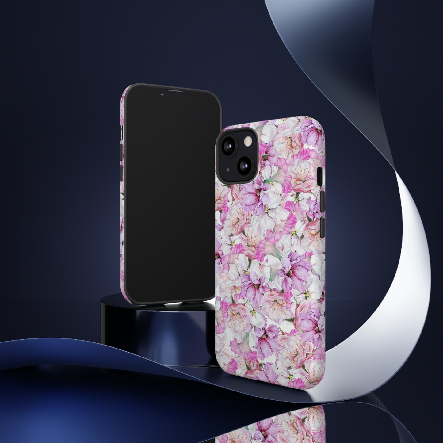 Peony Pink Flowers iPhone Case