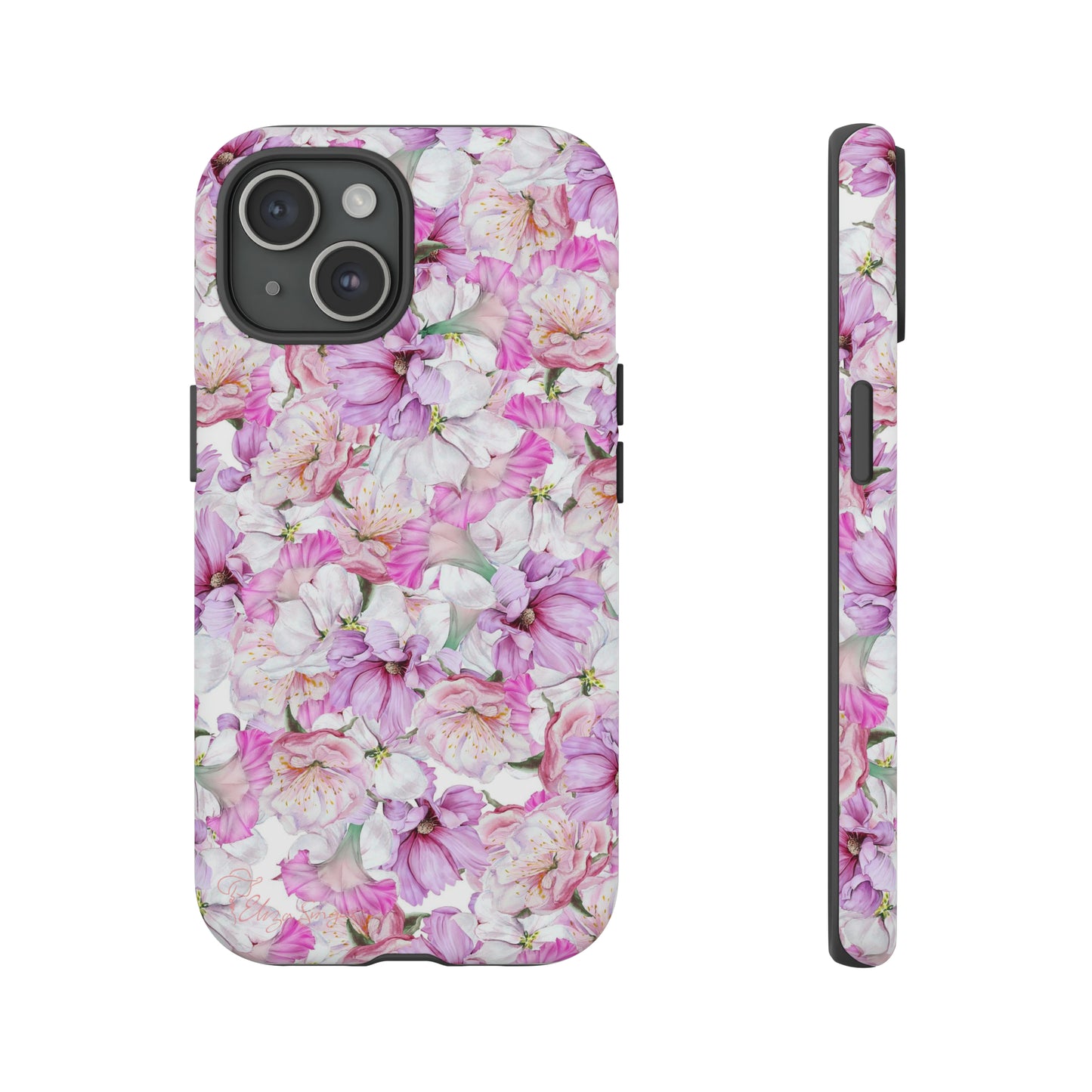 Peony Pink Flowers iPhone Case