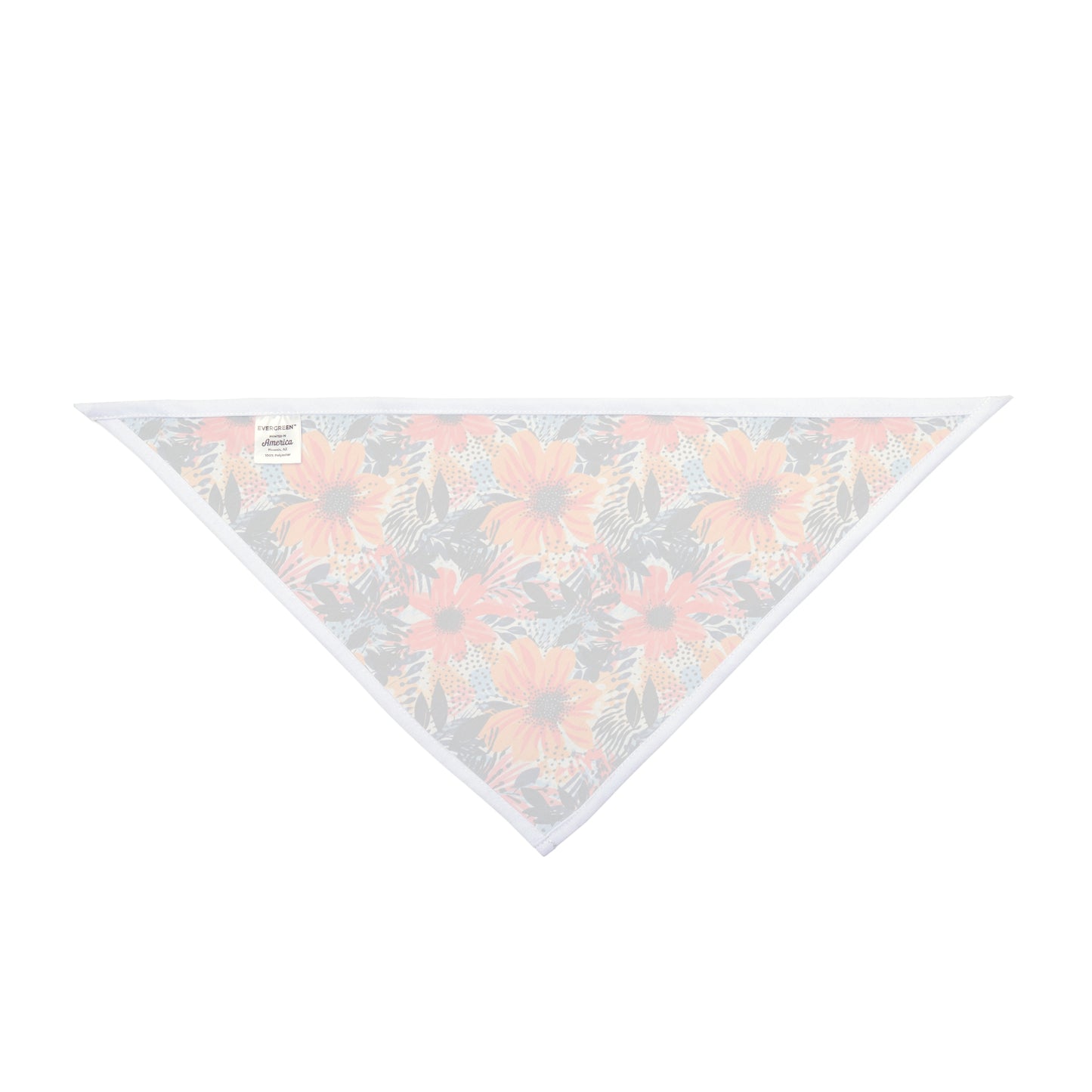 Unleash the beauty of a sunset with our Abstract Sunset Blooms Dog Bandana/Wild Rag. Shades of orange flowers on an abstract background with touches of black create a mesmerizing and artistic look. Crafted from soft-spun polyester, this wild rag ensures comfort and style. Make a bold statement on every adventure with this exclusive design, available only at Eliza Singer.