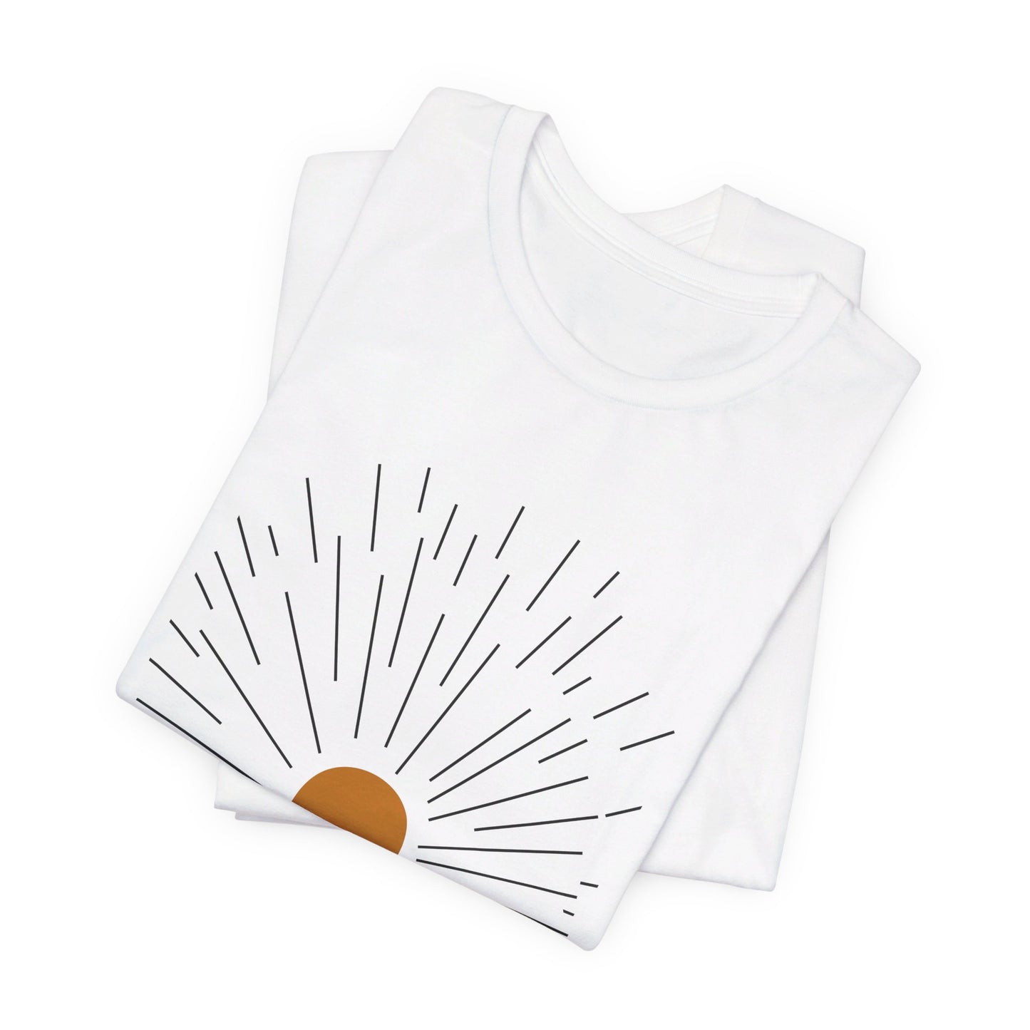 Be the Light: Minimalistic Sun Bella Canvas T-shirt