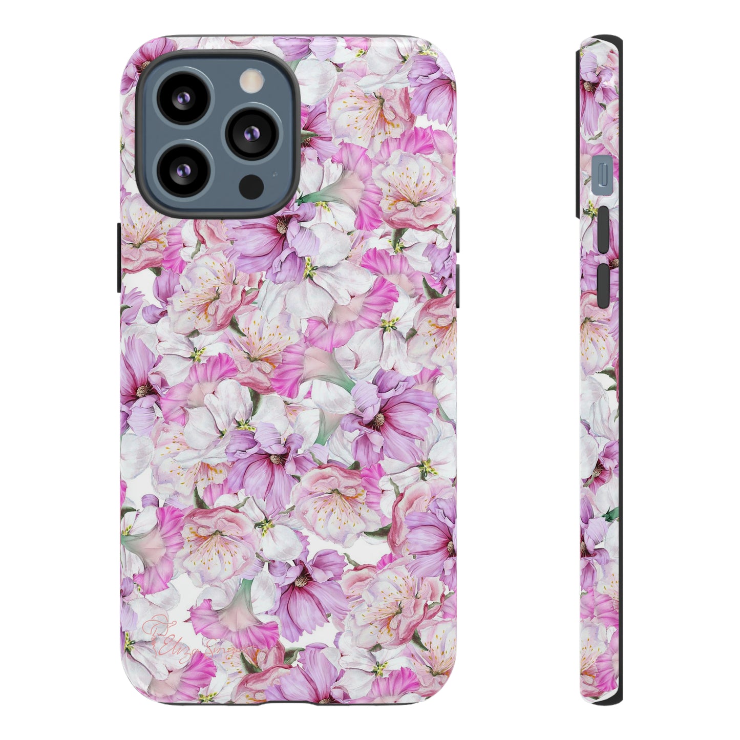 Peony Pink Flowers iPhone Case