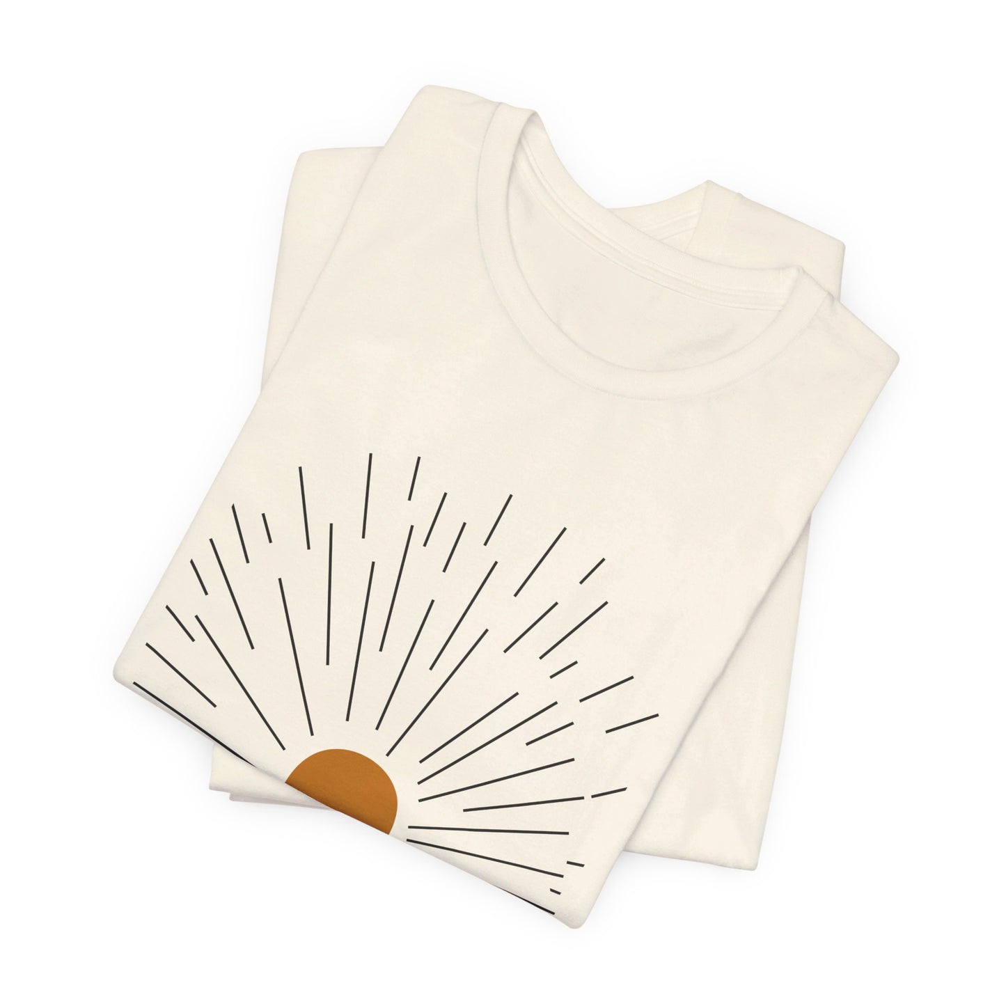 Be the Light: Minimalistic Sun Bella Canvas T-shirt