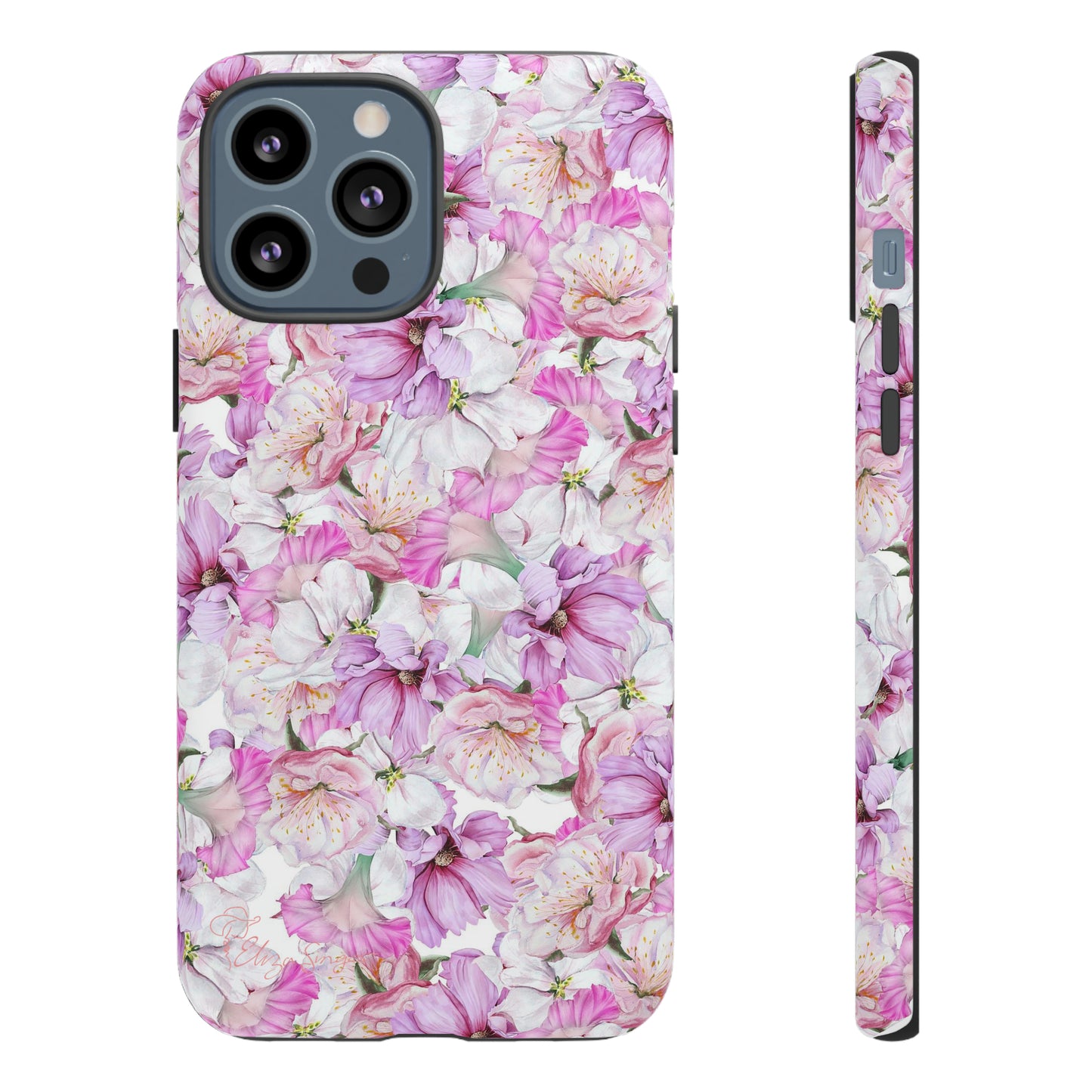 Peony Pink Flowers iPhone Case