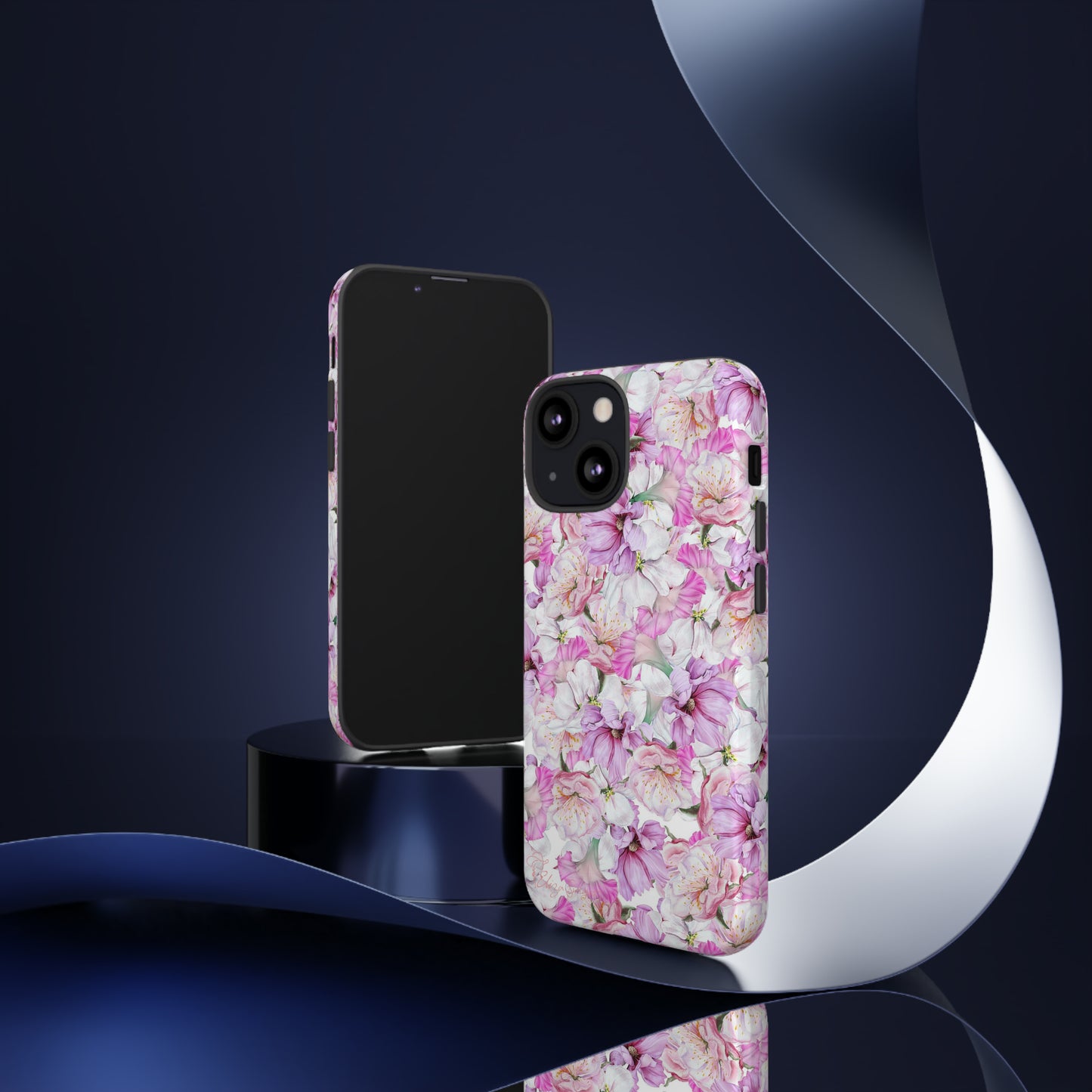 Peony Pink Flowers iPhone Case
