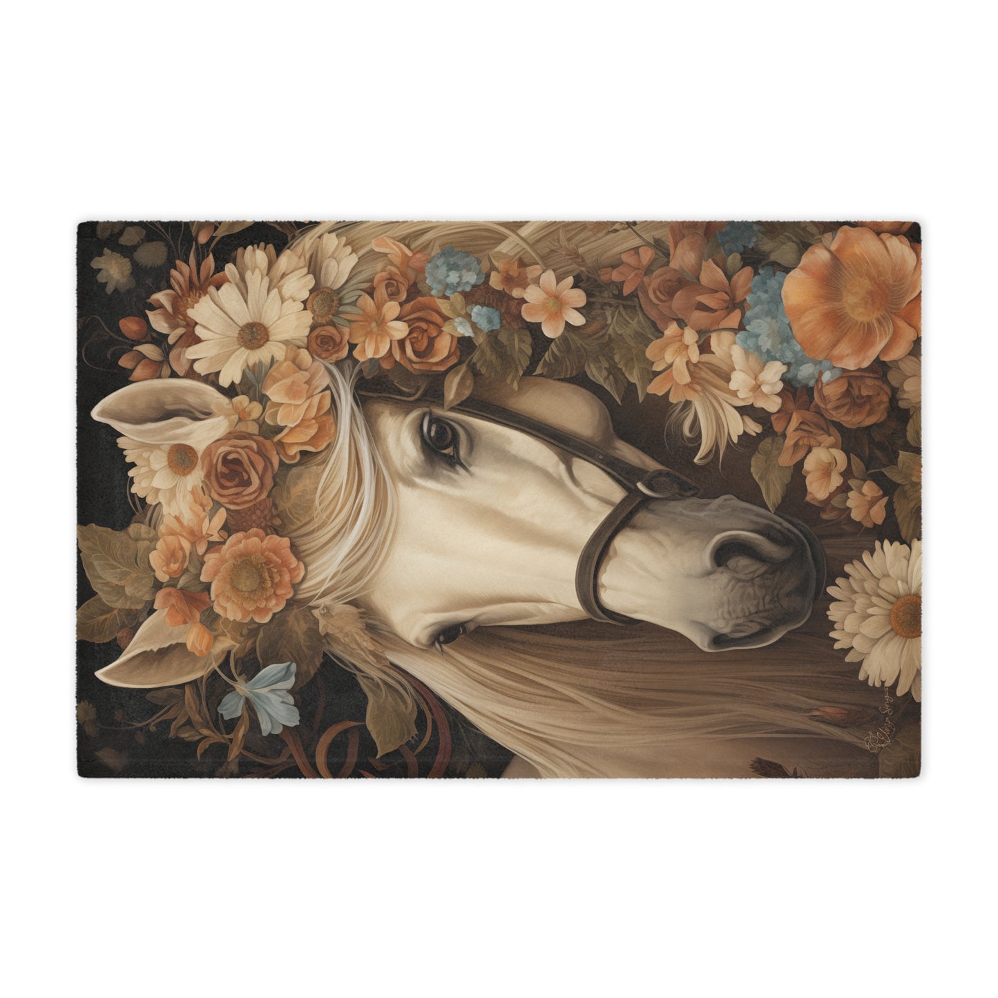 Horse Elegance Minky Blanket