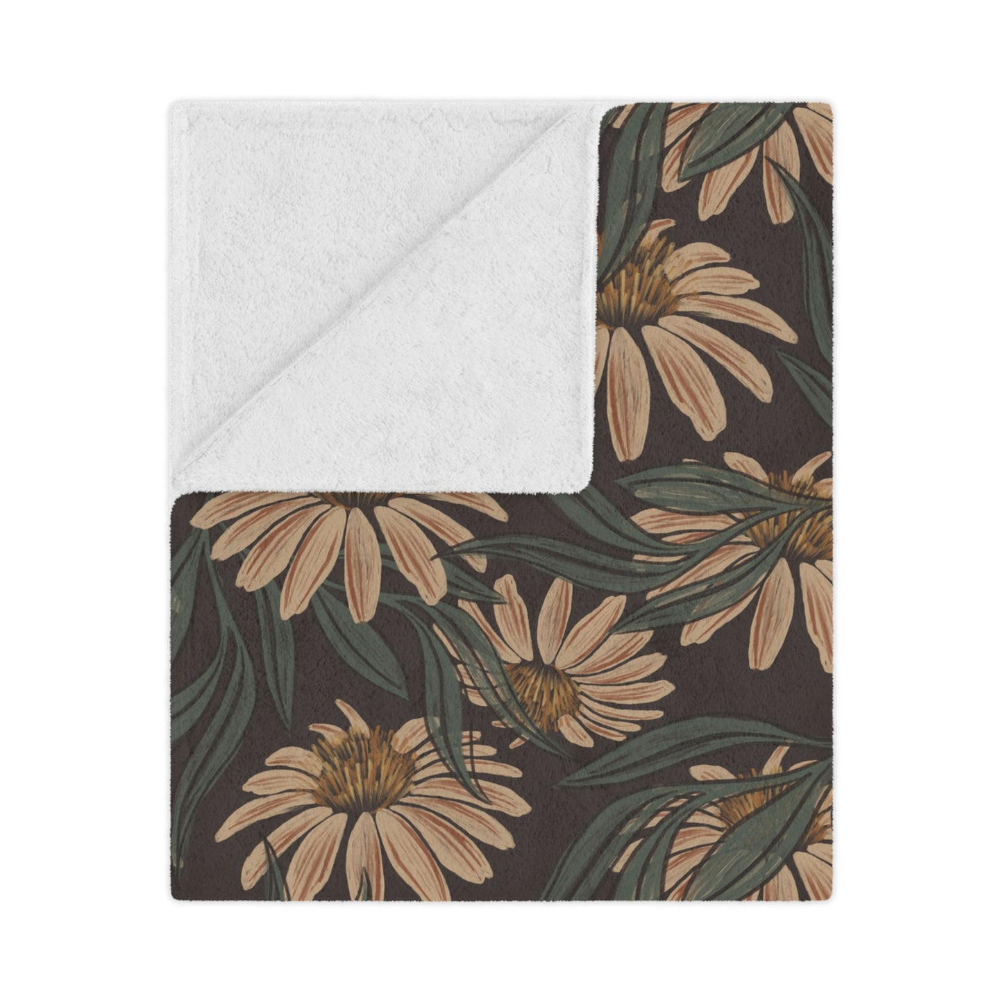 Boho Daisy Minky Blanket