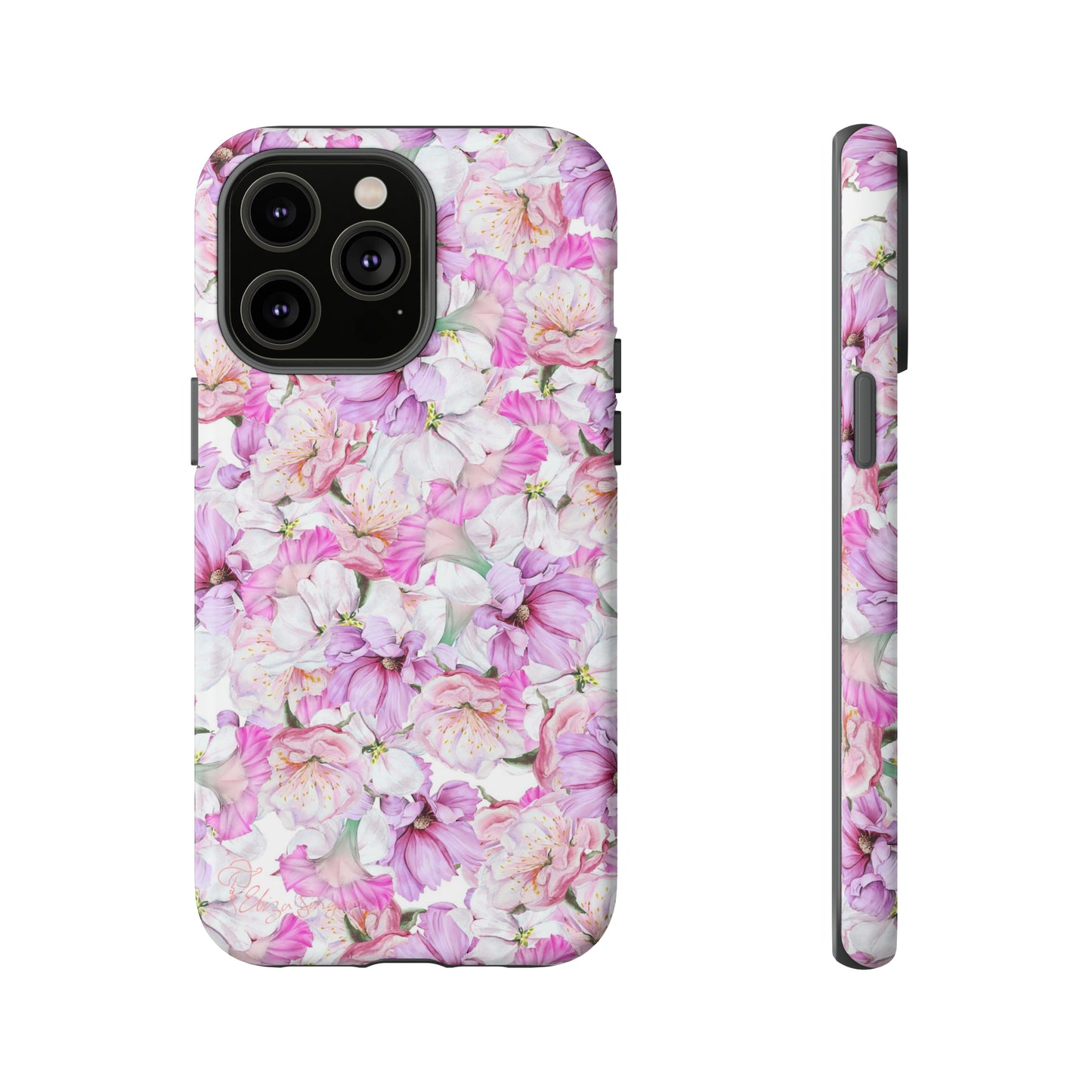 Peony Pink Flowers iPhone Case