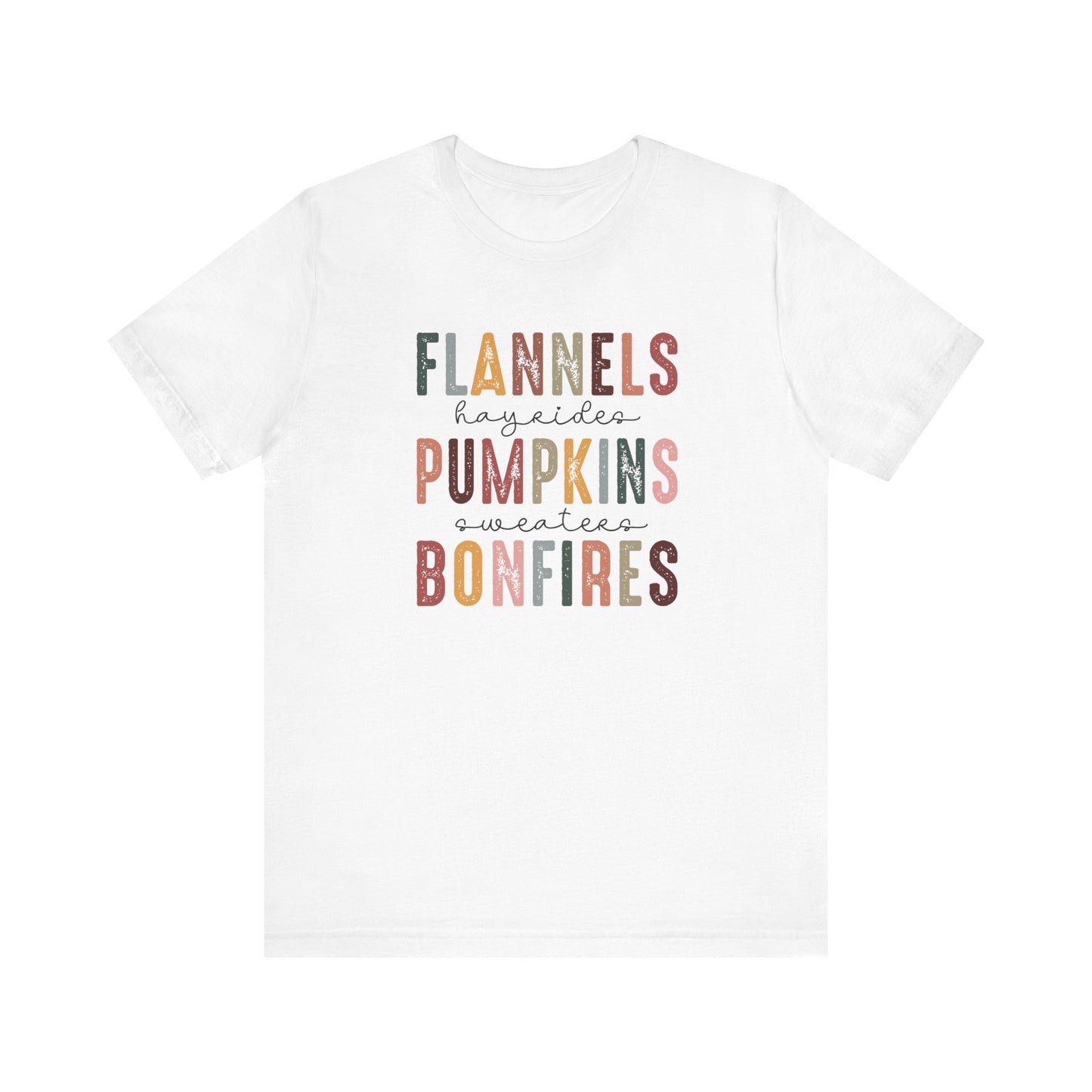 Fall Favorites: Bella Canvas T-shirt with Autumn Typography