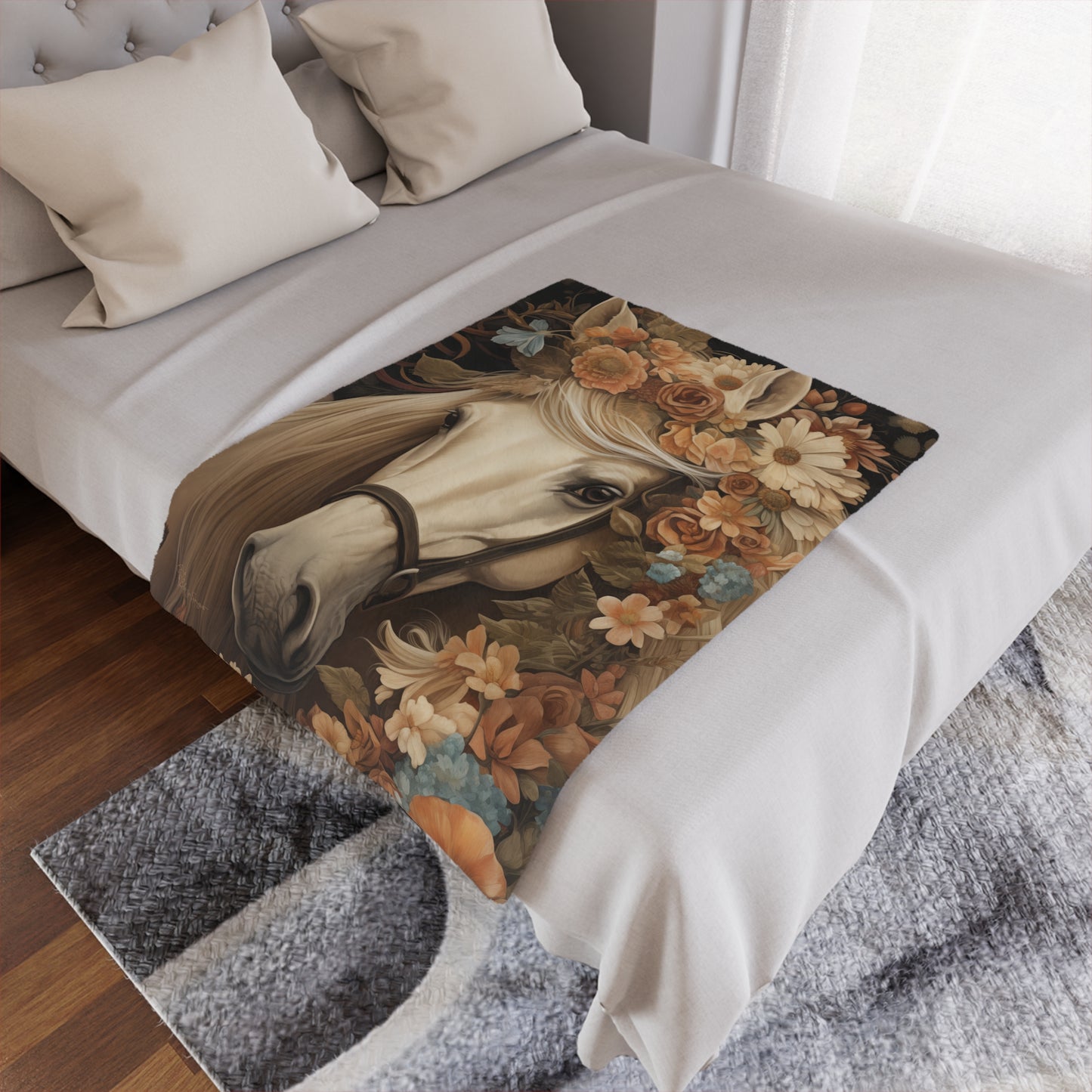Horse Elegance Minky Blanket