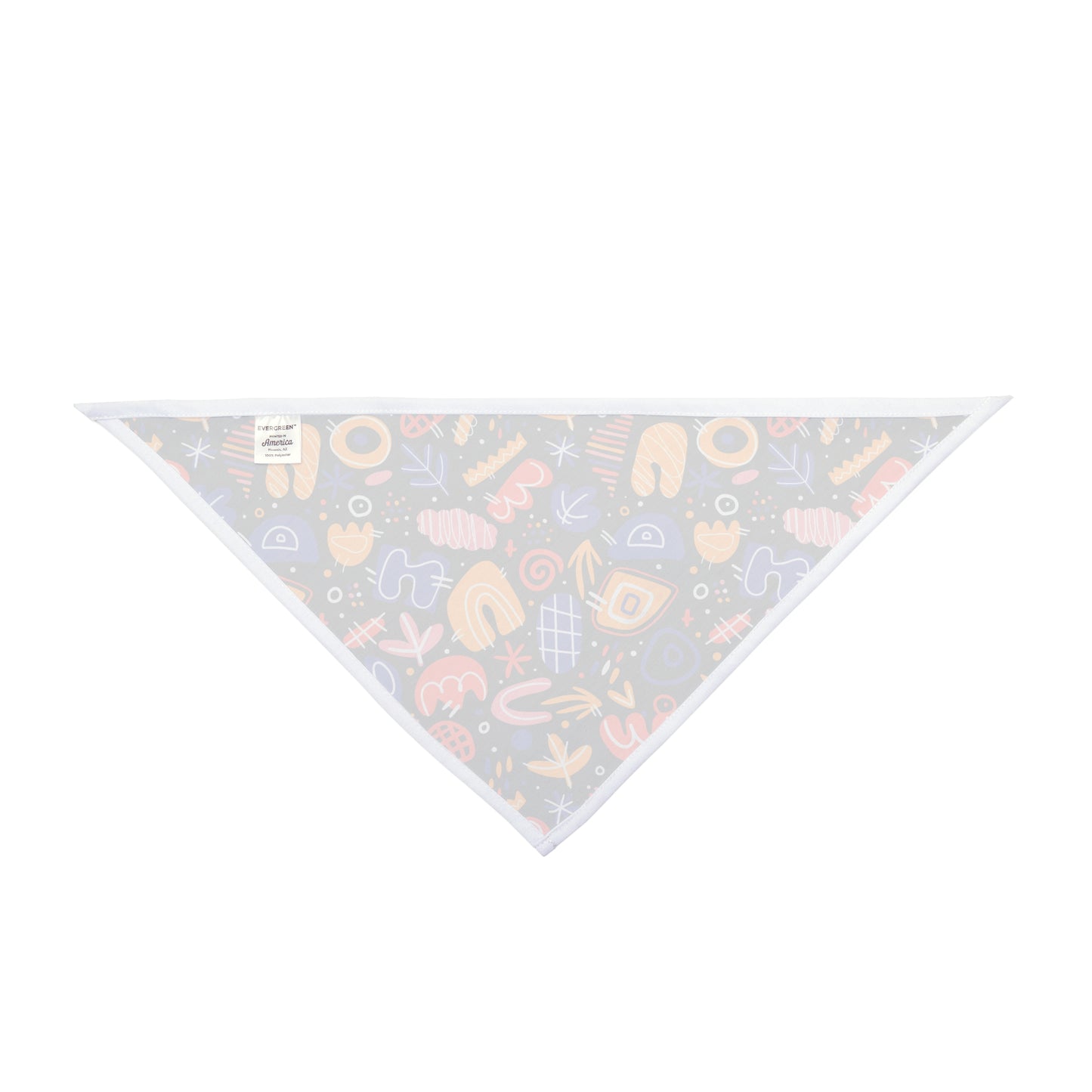 Add a touch of whimsy to your dog's wardrobe with our Doodle Delight Dog Bandana/Wild Rag. Featuring doodles in various colors, this playful design brings joy to every adventure. Crafted from soft-spun polyester, this wild rag ensures comfort and style. Exclusive to Eliza Singer, because your dog deserves a dash of fun.