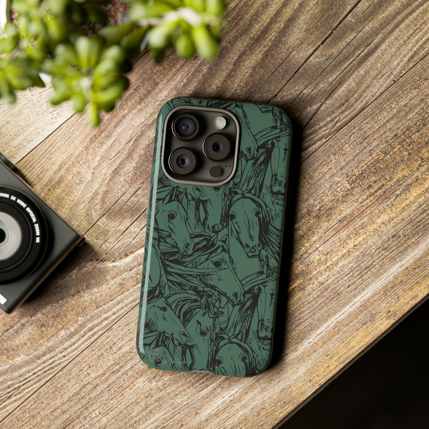 Gallop in Style: Horse Art Western Design iPhone Tough Protective Cover. Featuring a Scribble Horse Drawing, this makes the perfect equestrian gift. Compatible with iPhone 15, 14, 13, XS, XR Pro/Max/Mini/P/Plus. Unleash the Rider in You with Style and Durability. #ElizaSinger #PhoneCase #EquestrianGift