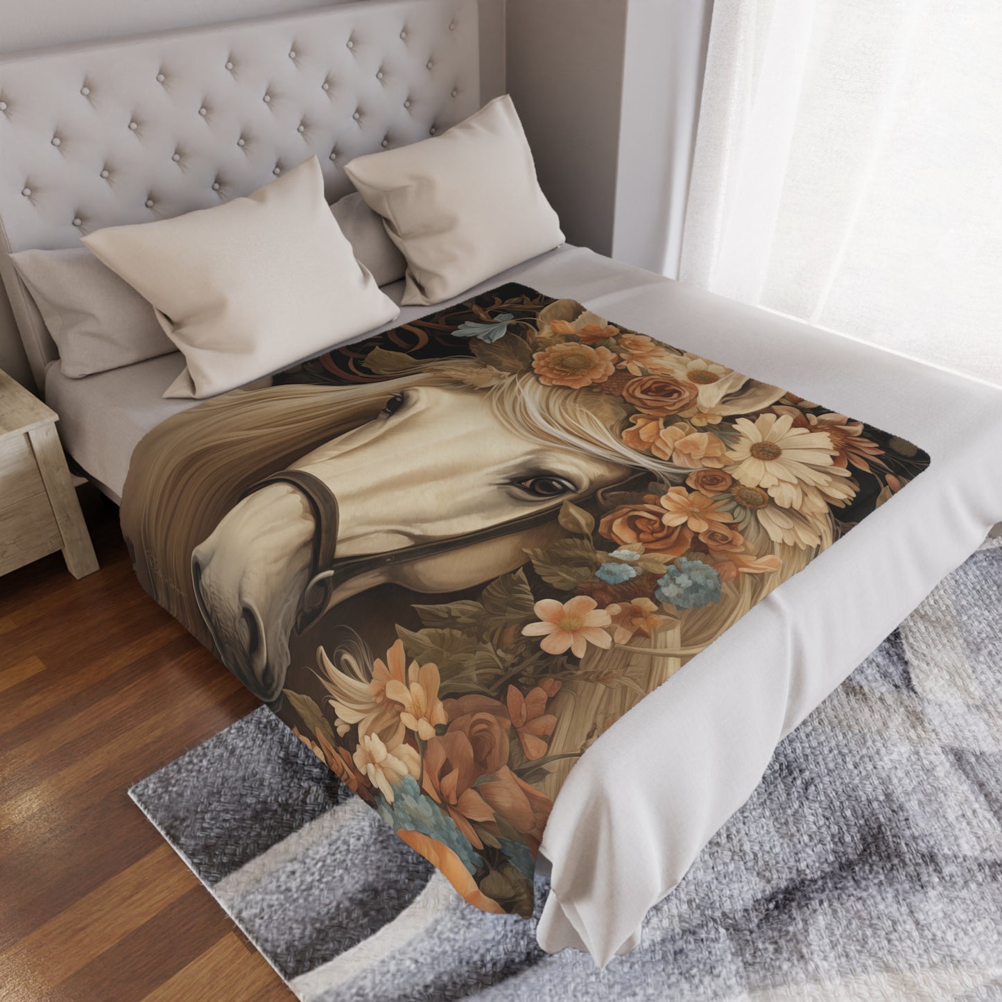 Horse Elegance Minky Blanket