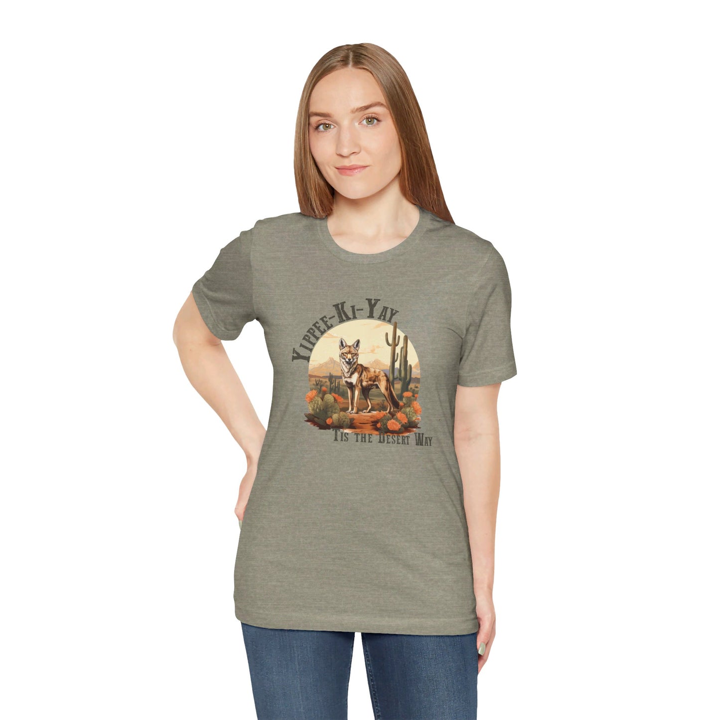 Yippee Kay Yay: Desert Jackal Bella Canvas T-shirt