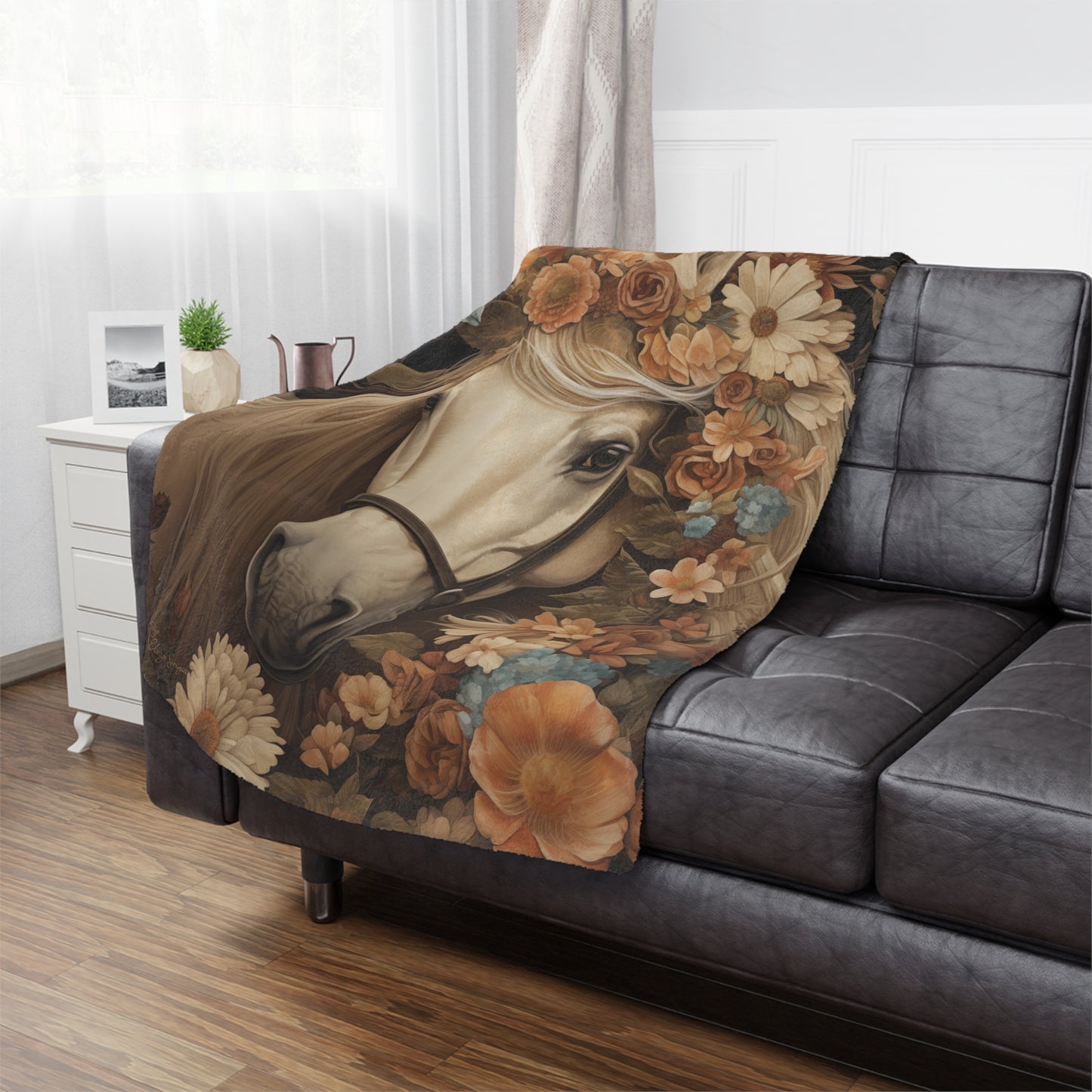 Horse Elegance Minky Blanket