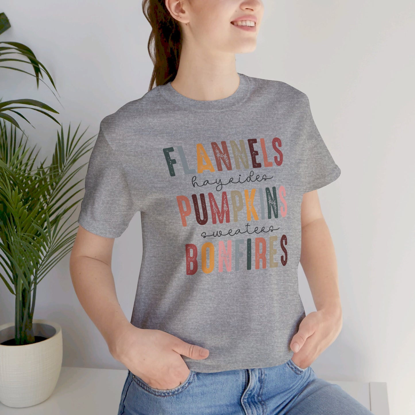 Fall Favorites: Bella Canvas T-shirt with Autumn Typography
