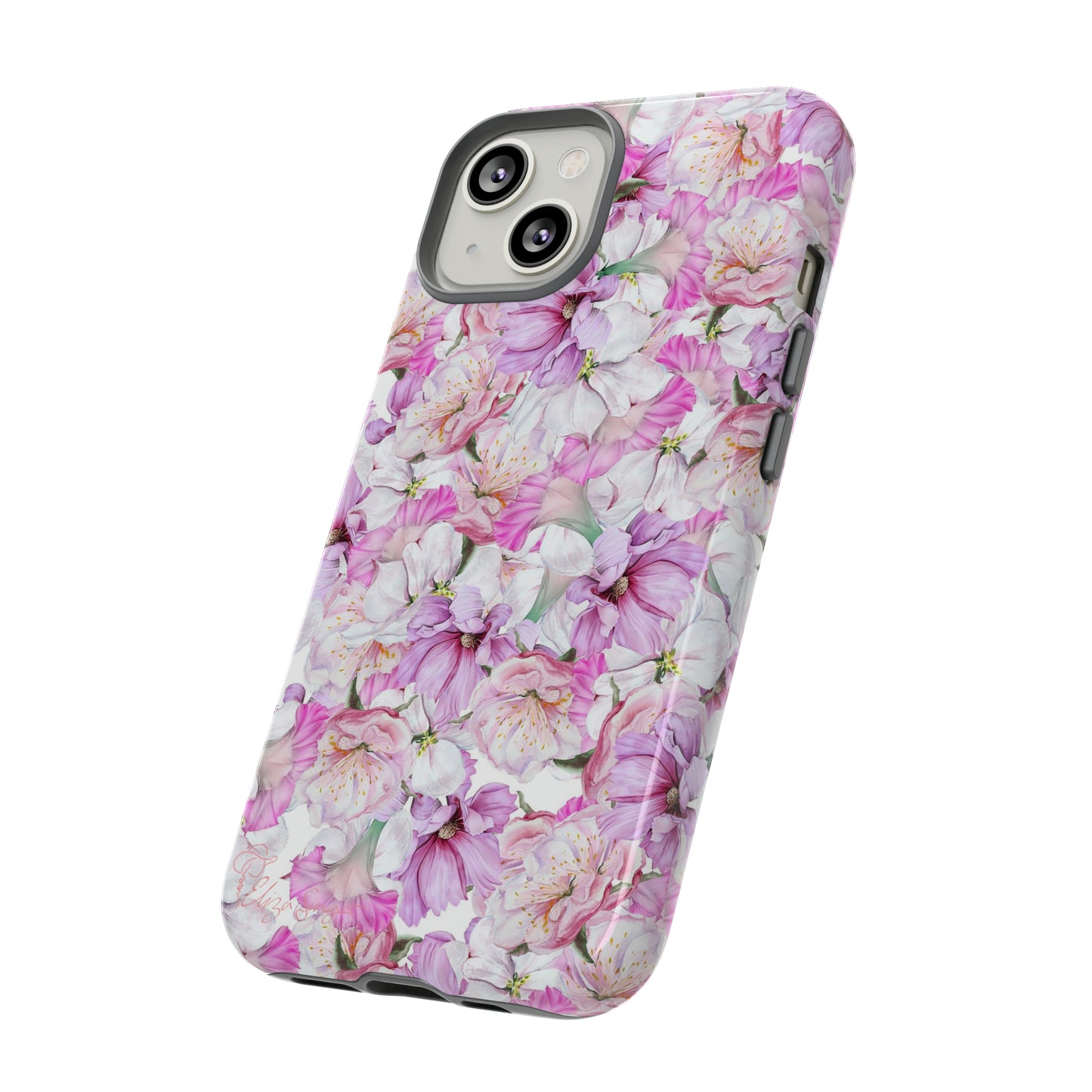 Peony Pink Flowers iPhone Case
