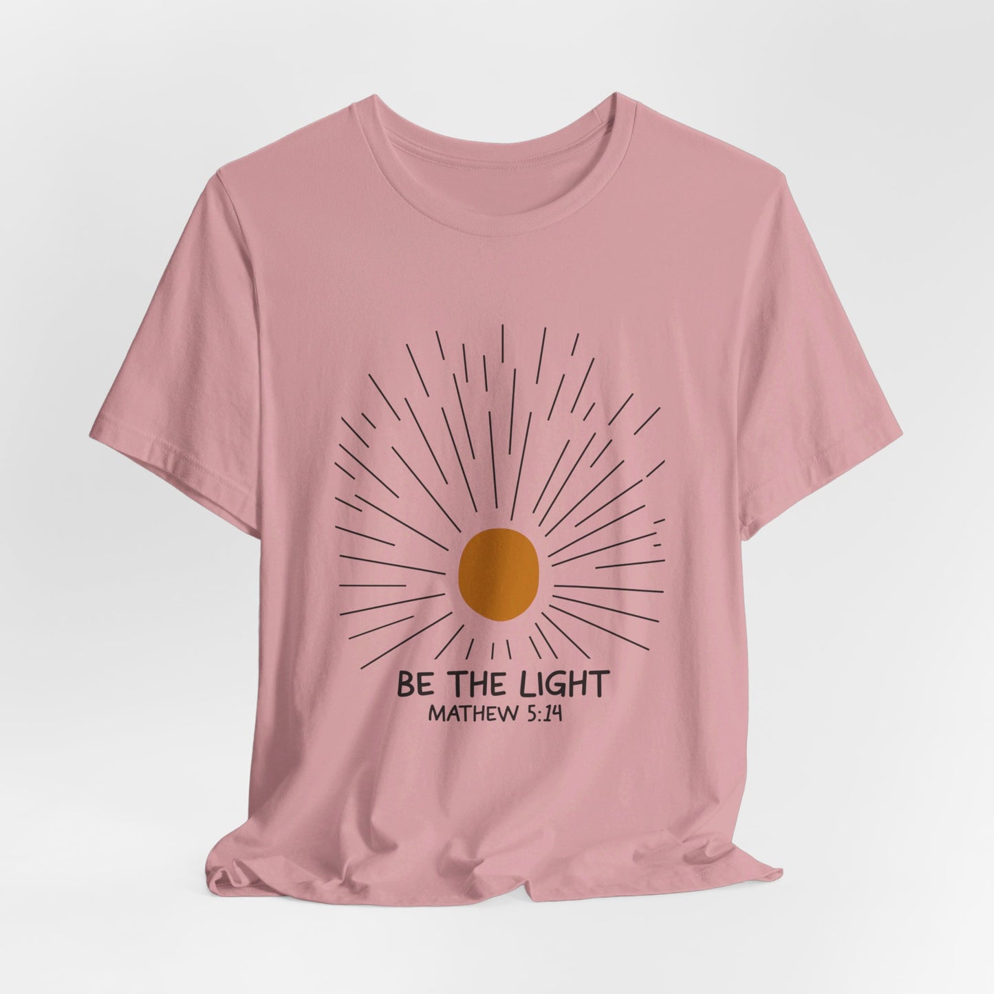 Be the Light: Minimalistic Sun Bella Canvas T-shirt