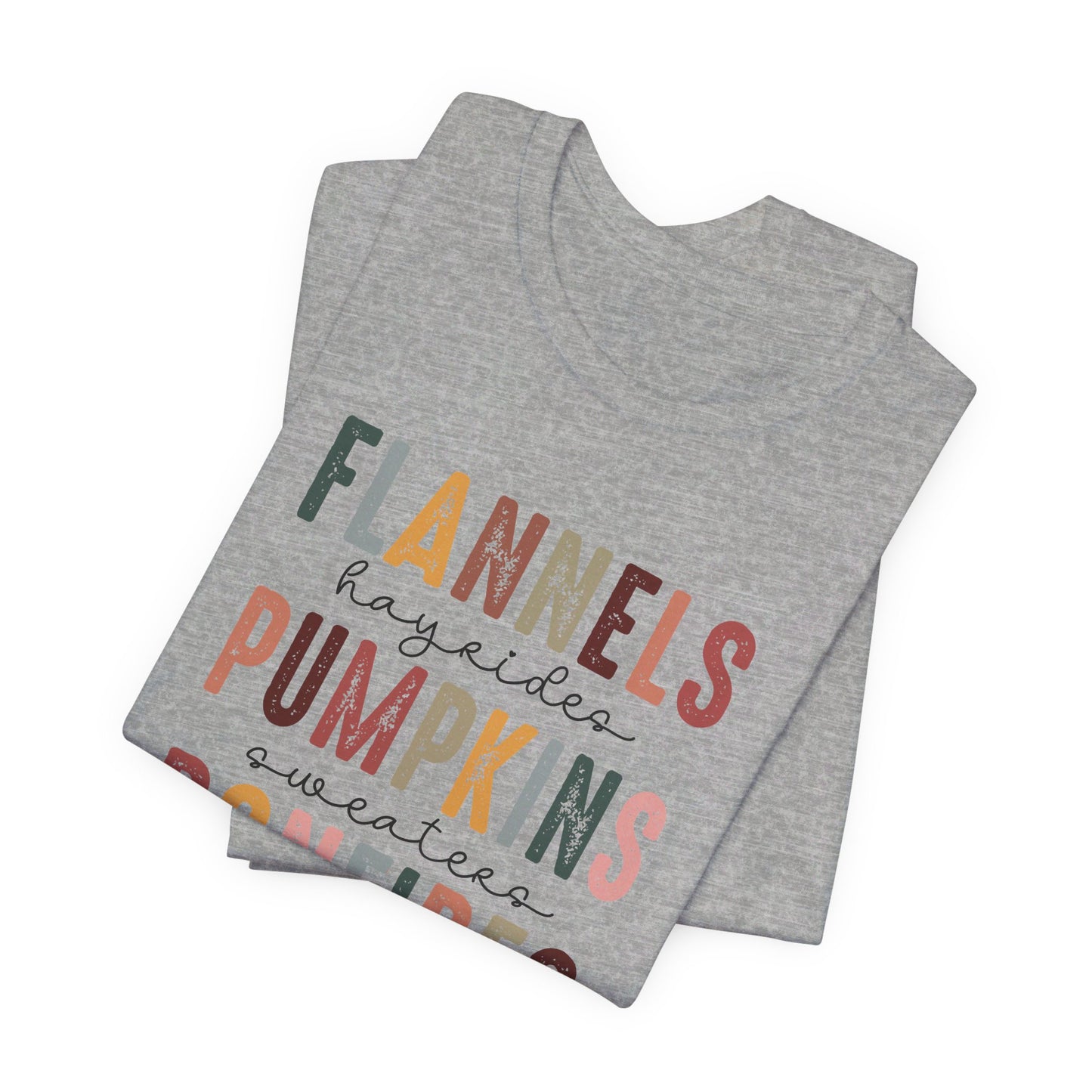 Fall Favorites: Bella Canvas T-shirt with Autumn Typography