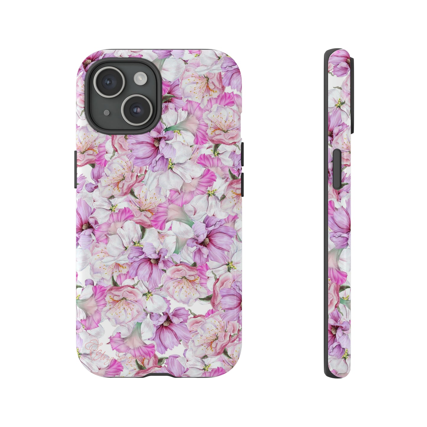 Peony Pink Flowers iPhone Case