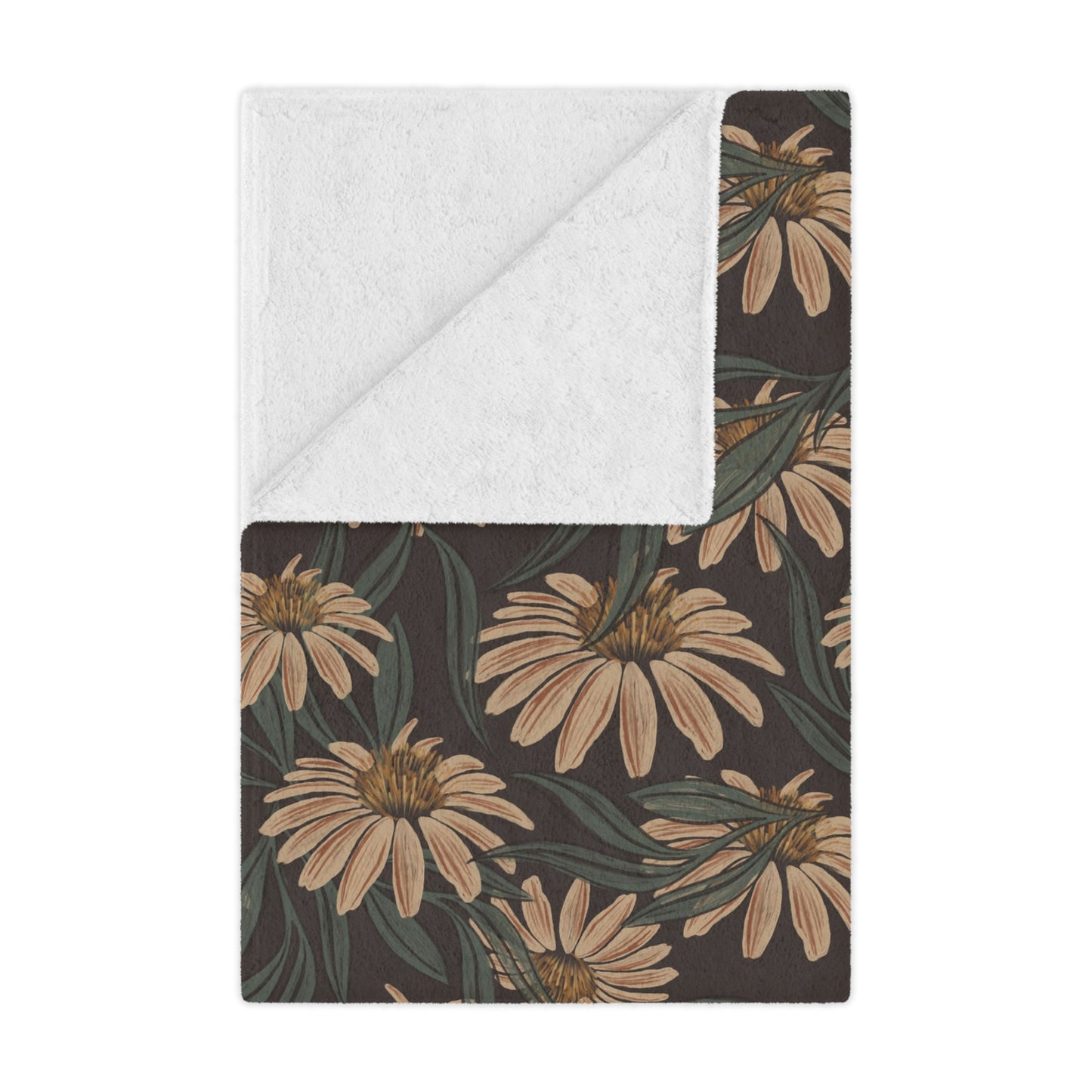 Boho Daisy Minky Blanket