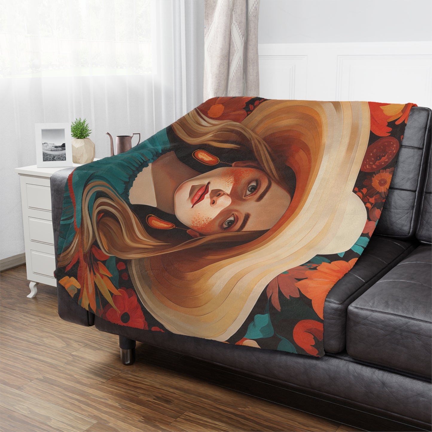 Willow Wildflower Minky Blanket