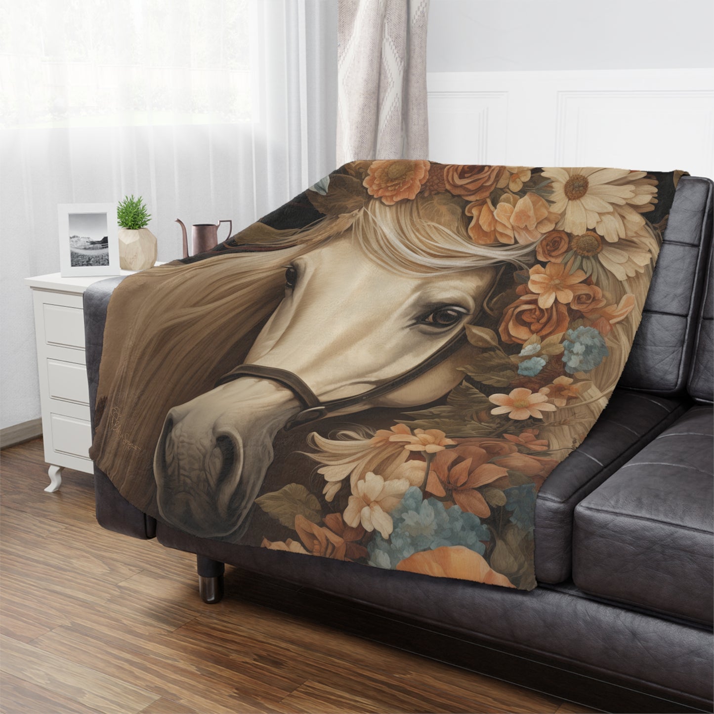 Horse Elegance Minky Blanket