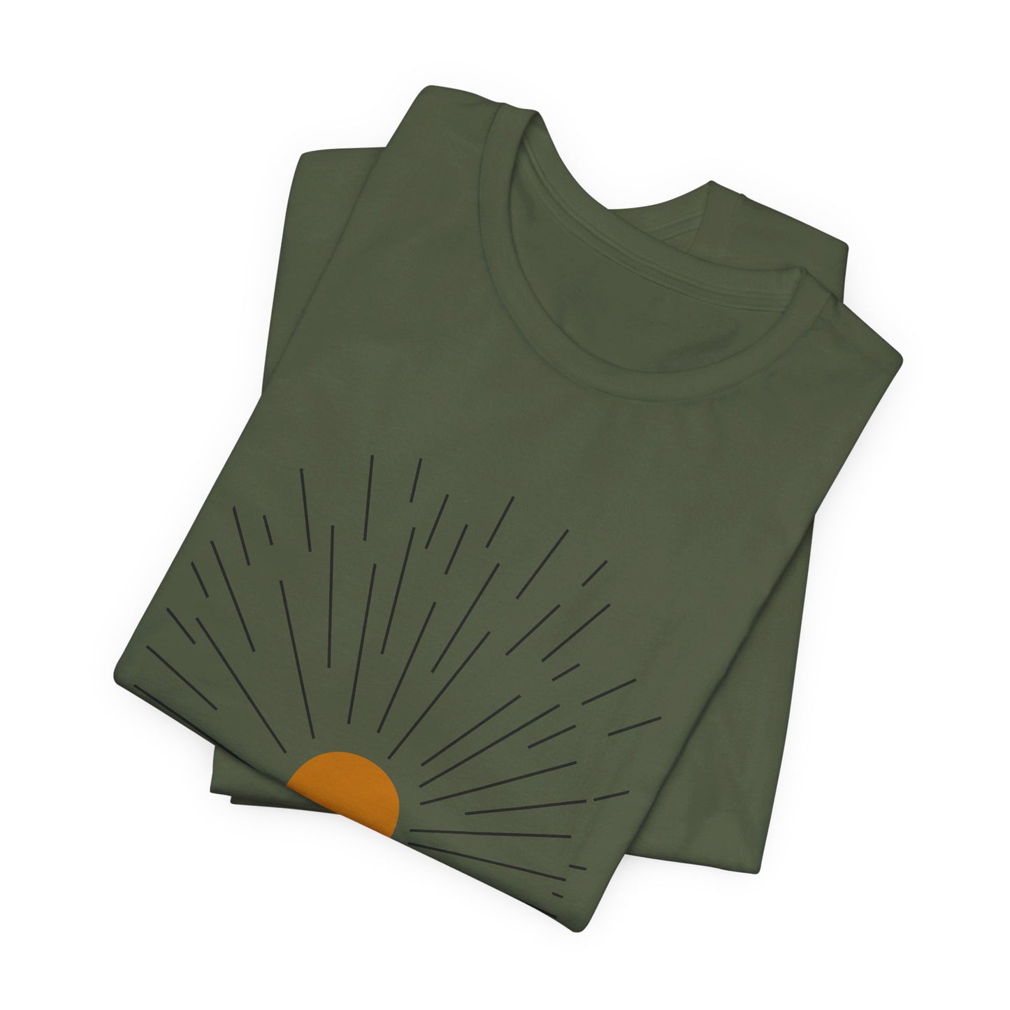 Be the Light: Minimalistic Sun Bella Canvas T-shirt