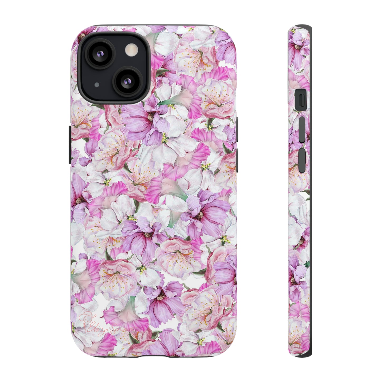 Peony Pink Flowers iPhone Case