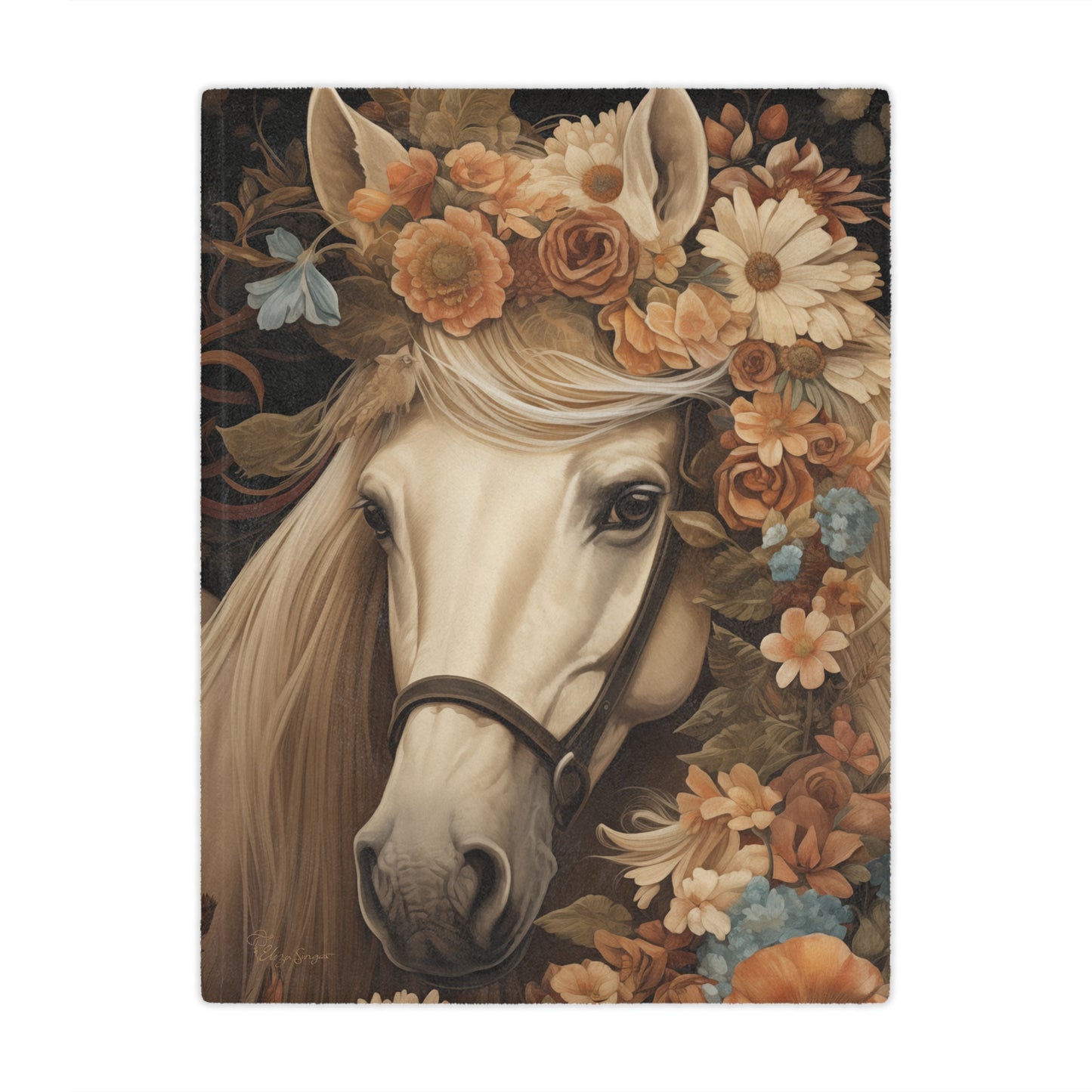 Horse Elegance Minky Blanket
