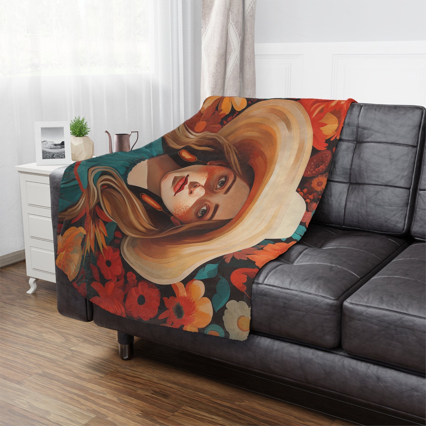 Willow Wildflower Minky Blanket