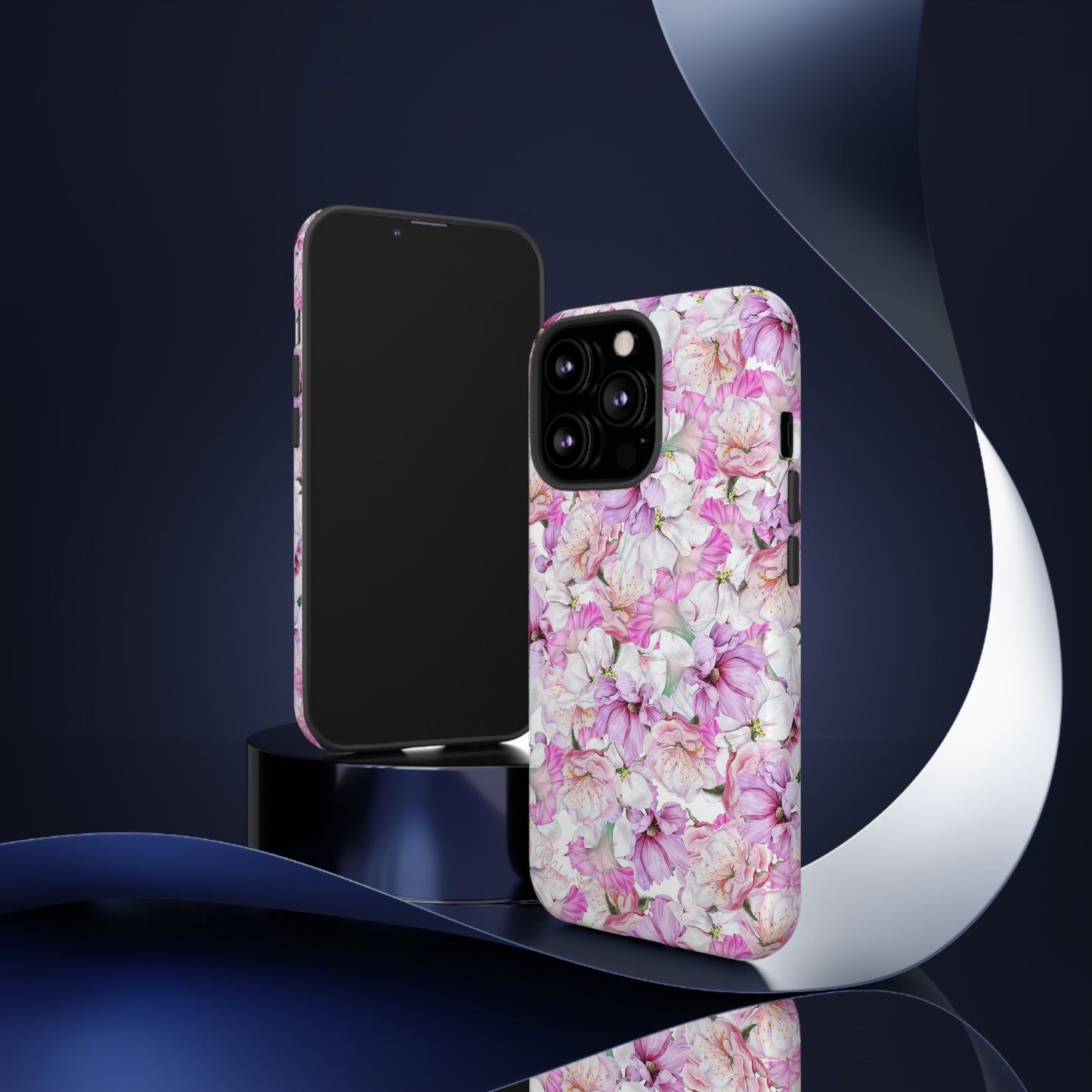 Peony Pink Flowers iPhone Case