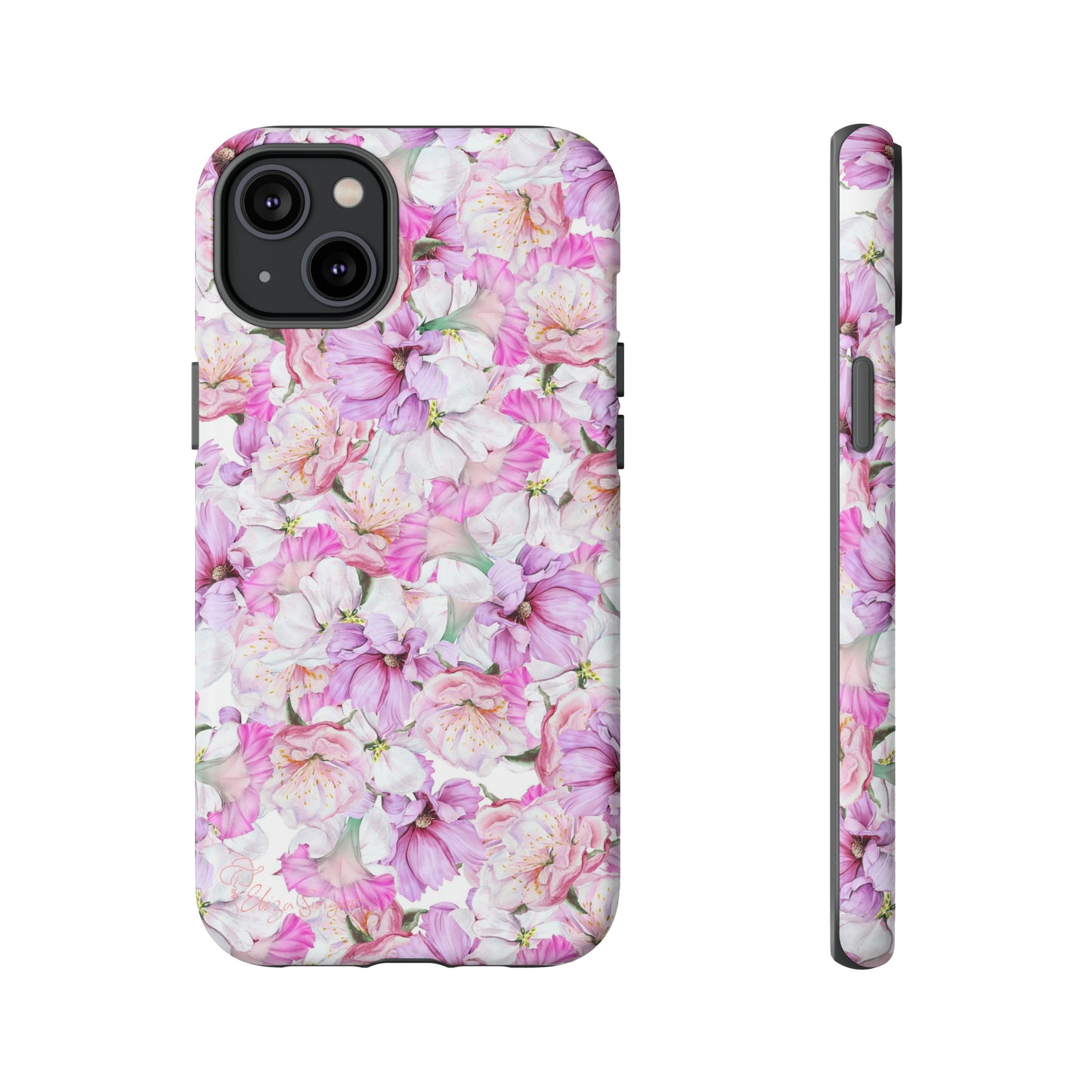 Peony Pink Flowers iPhone Case
