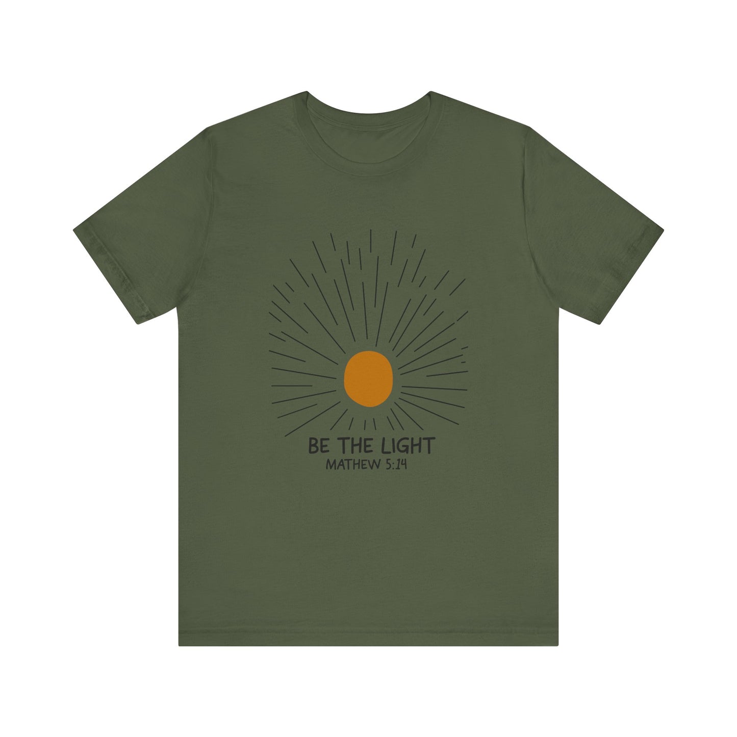 Be the Light: Minimalistic Sun Bella Canvas T-shirt