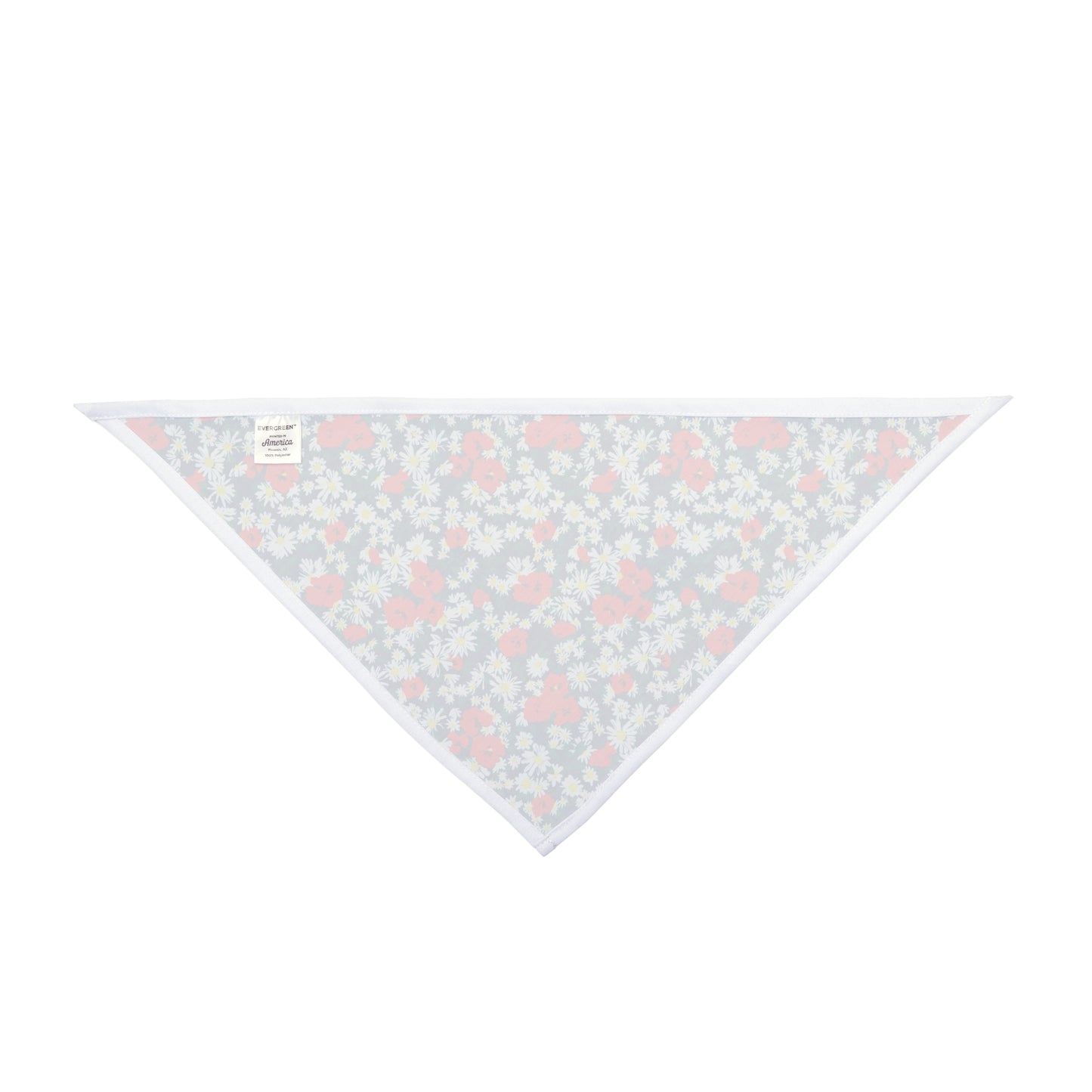 Show off your patriotic spirit with our Patriotic Blooms Dog Bandana/Wild Rag. Ditsy flowers in colors blue, white, and red create a festive and spirited look. Crafted from soft-spun polyester, this wild rag ensures comfort and style. Make every day a celebration with this exclusive design, available only at Eliza Singer.