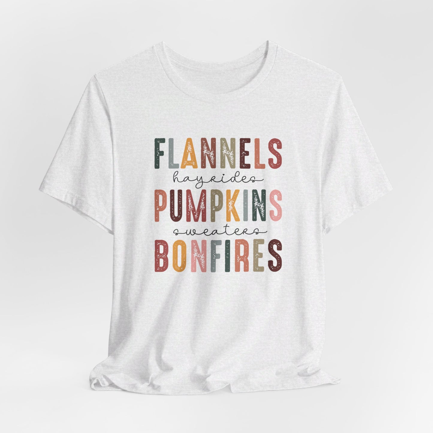 Fall Favorites: Bella Canvas T-shirt with Autumn Typography