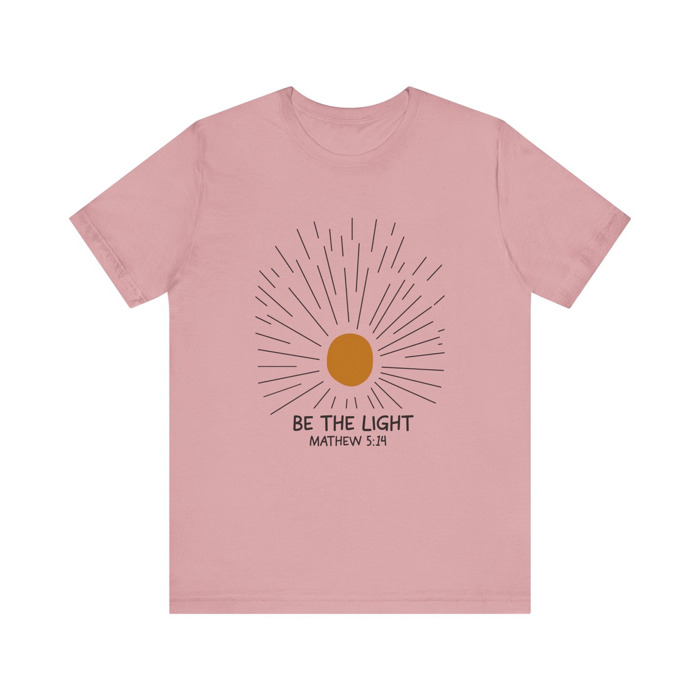 Be the Light: Minimalistic Sun Bella Canvas T-shirt
