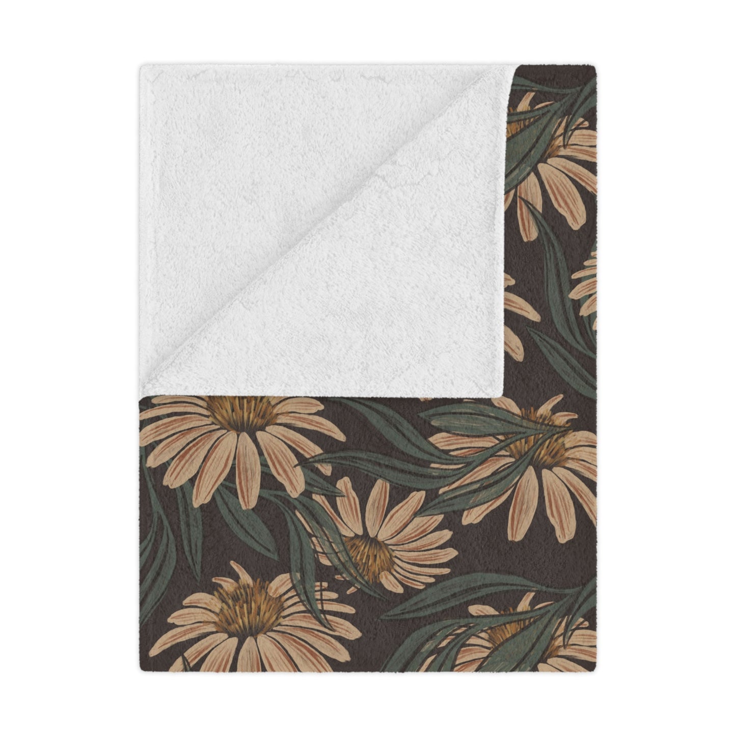 Boho Daisy Minky Blanket