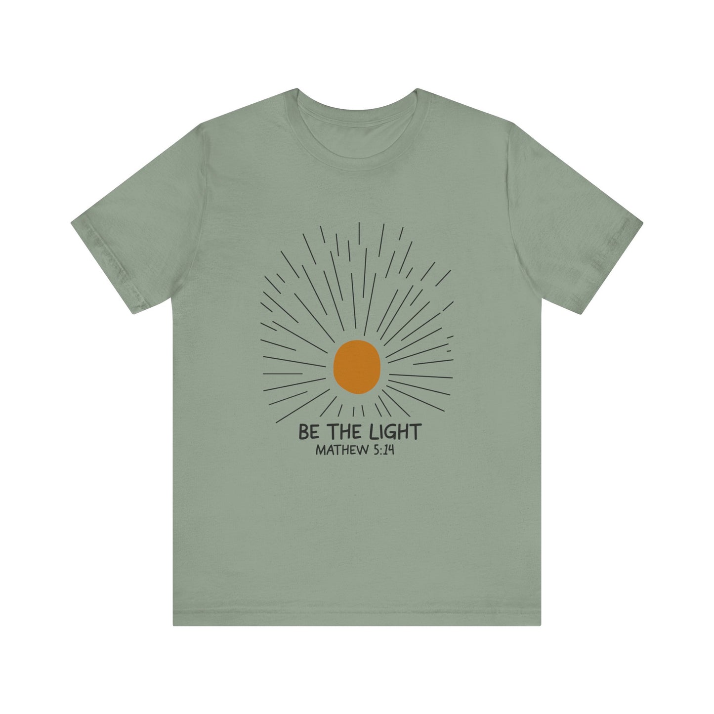 Be the Light: Minimalistic Sun Bella Canvas T-shirt